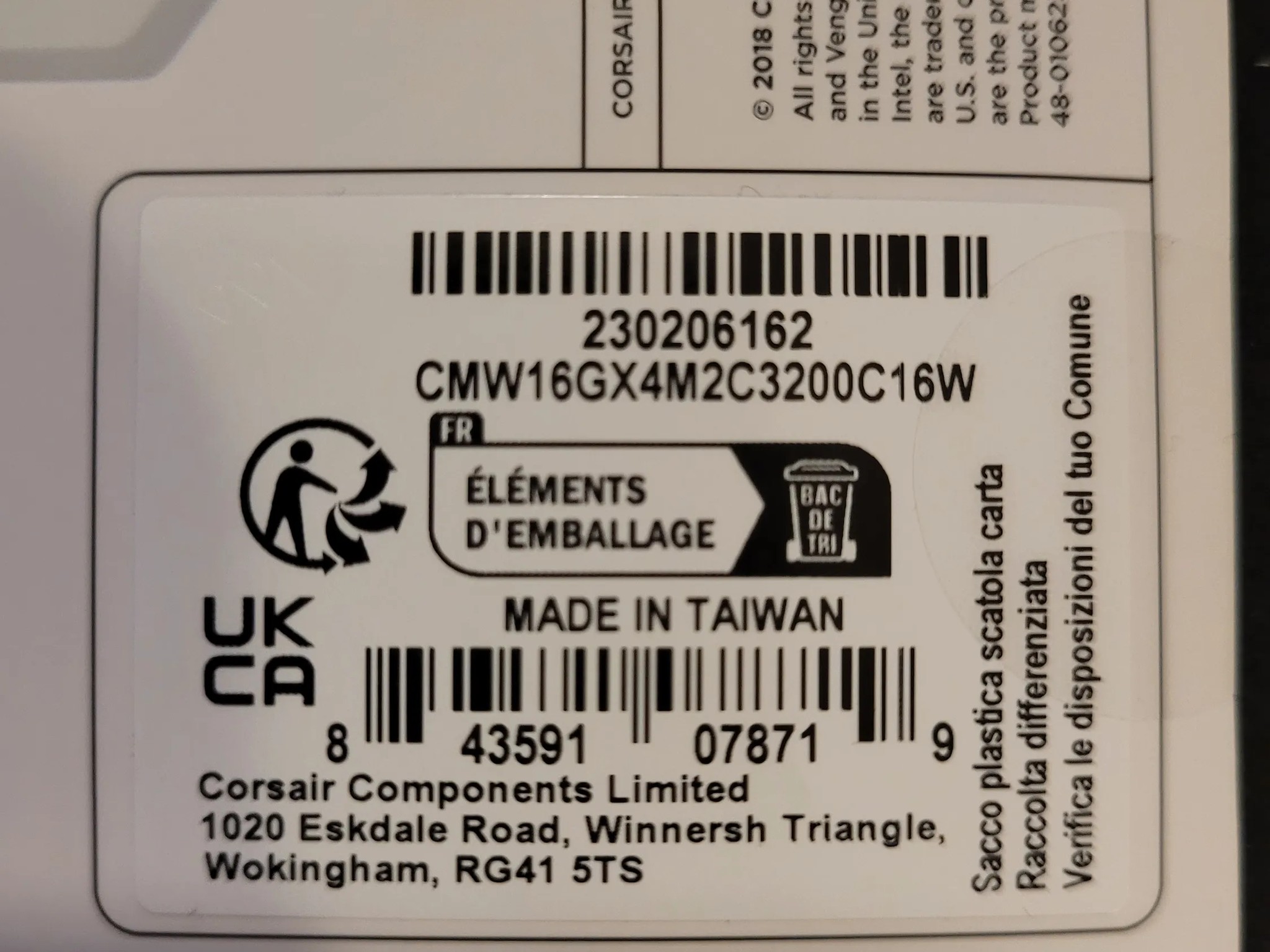 *SEALED* Corsair Vengeance Pro 16GB (2 x 8GB) 3200Mhz CL16 RAM 