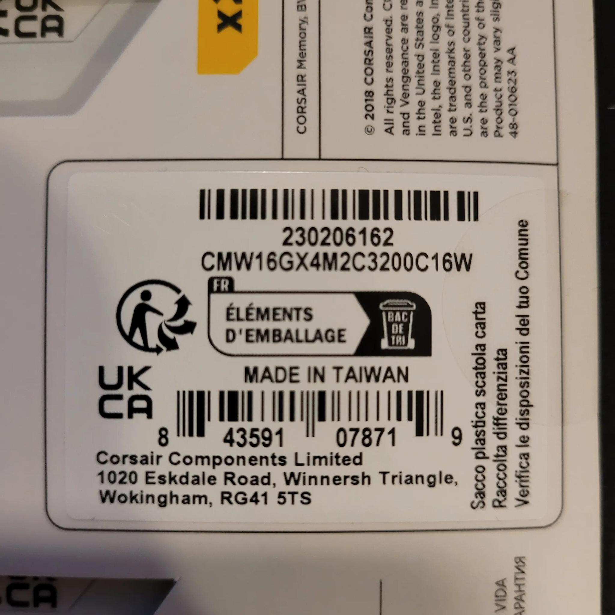 *SEALED* Corsair Vengeance Pro 16GB (2 x 8GB) 3200Mhz CL16 RAM 