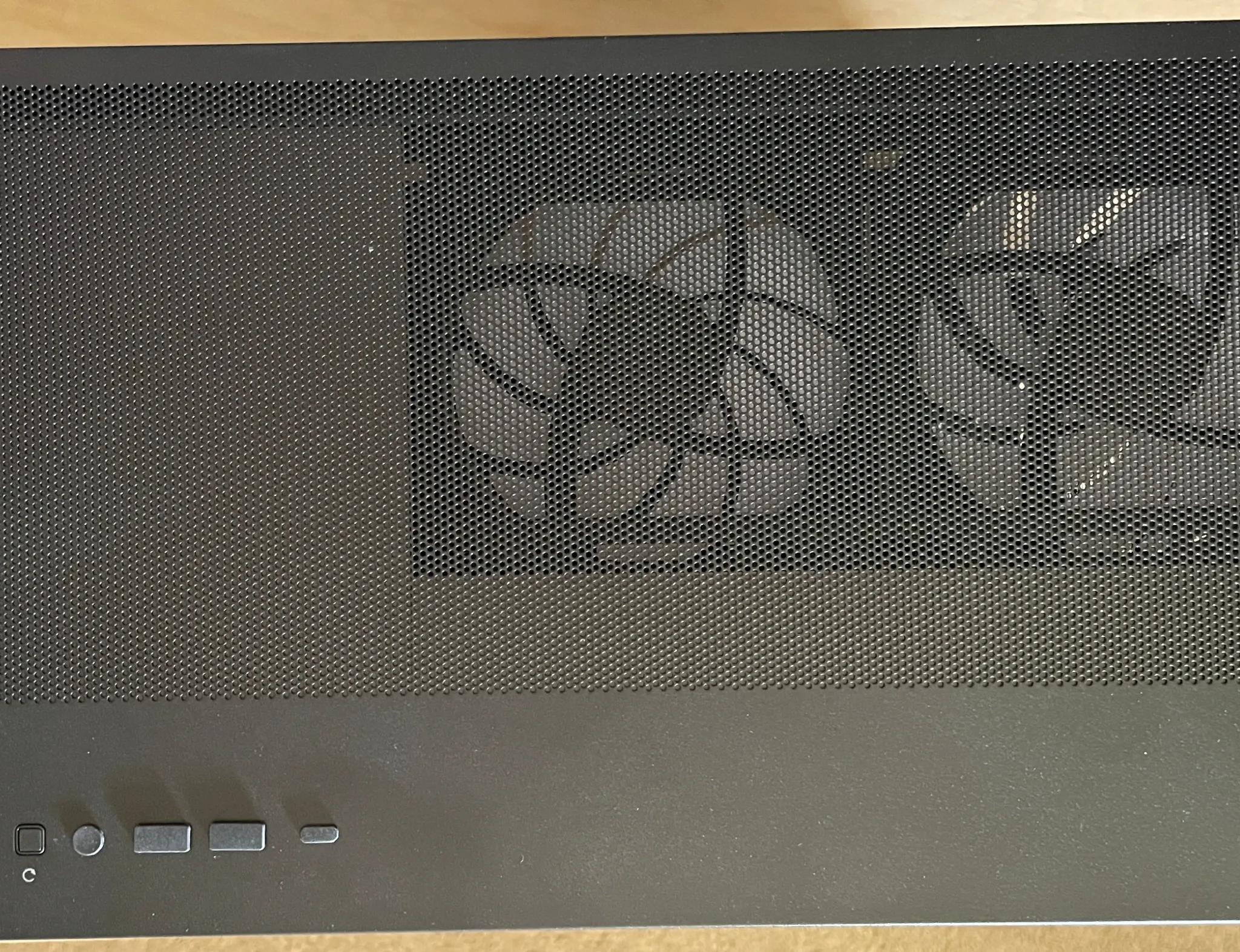 LIKE NEW! Antec FLUX PC Chassis - Black + Upgraded RGB Fans