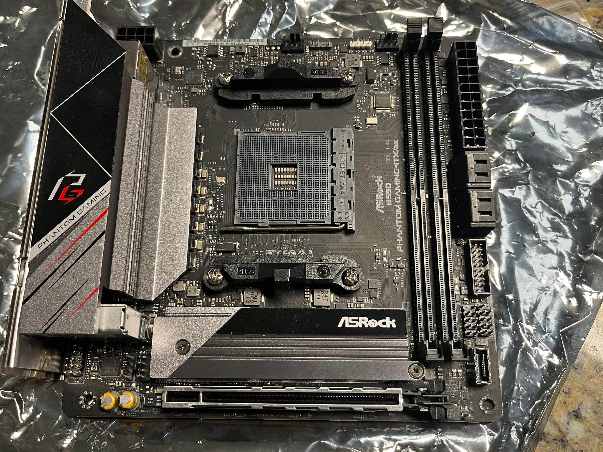 Asrock B550 Phantom-Gaming ITX Possible Issues 