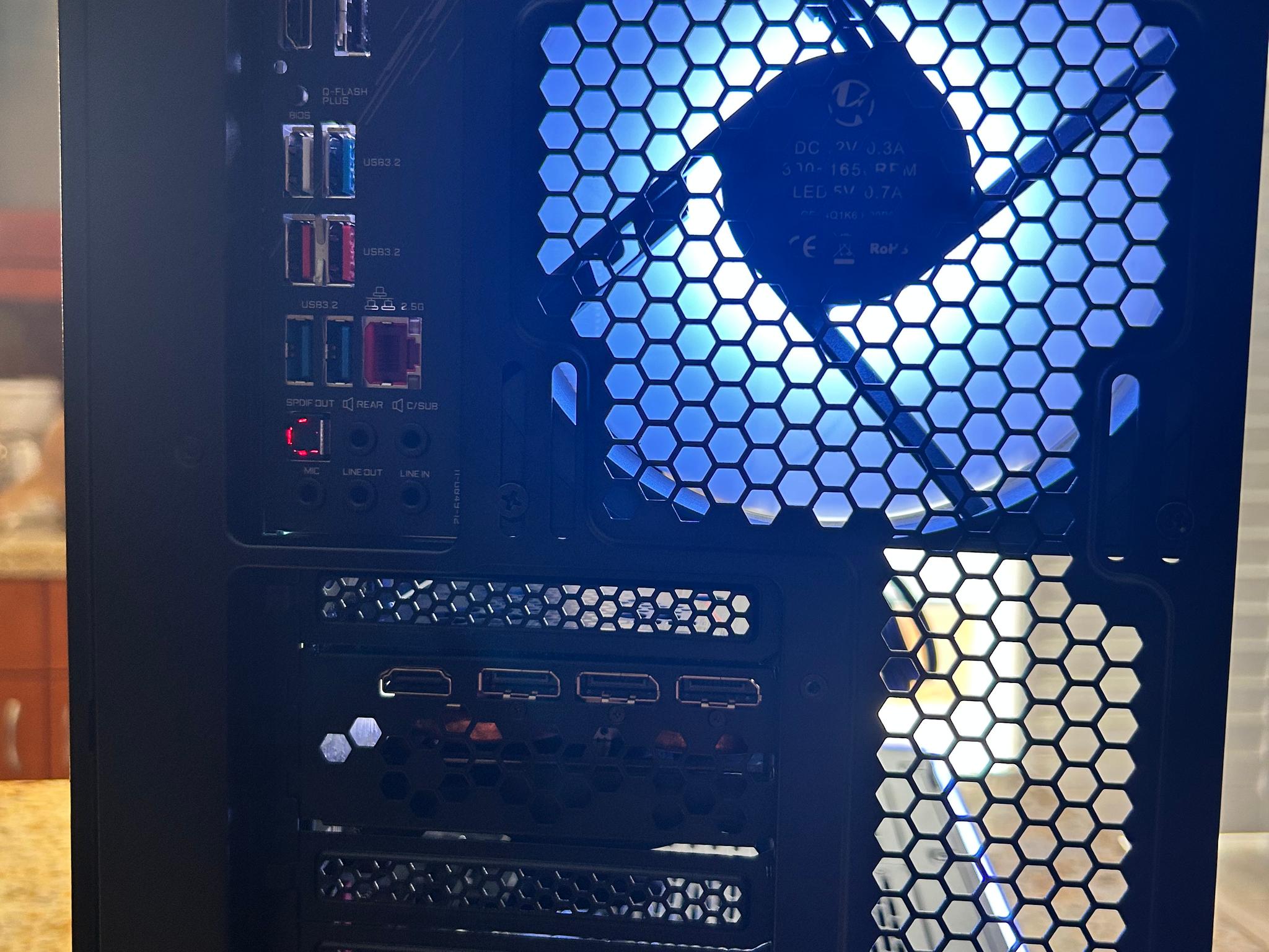 Black Gaming PC | RTX 3060Ti | RYZEN 5 3600 | 16GB RAM | 1TB SSD | ON BOARD WiFi + BT