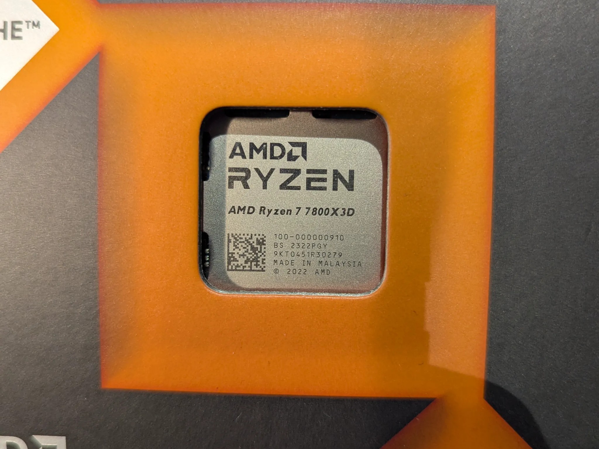 AMD Ryzen 7 7800X3D AM5 CPU