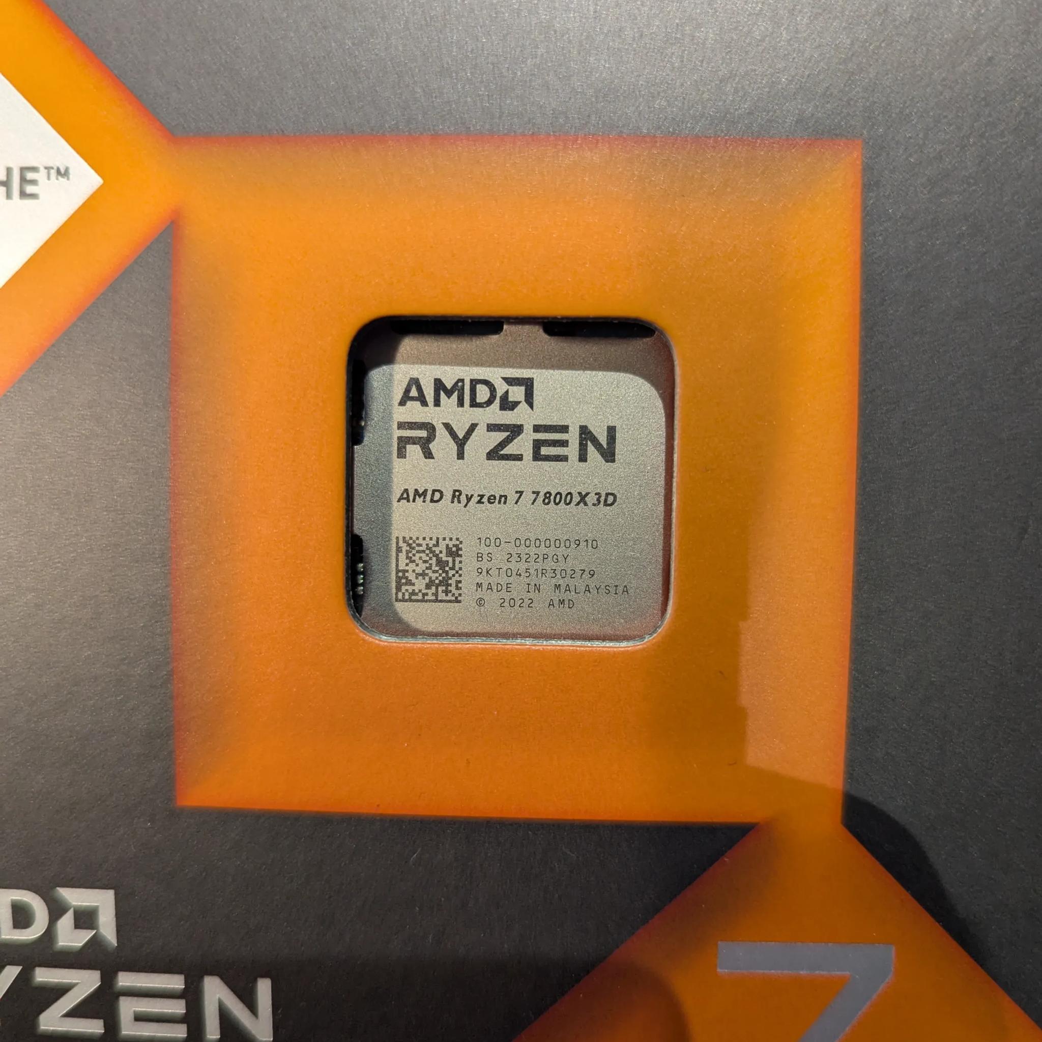 AMD Ryzen 7 7800X3D AM5 CPU