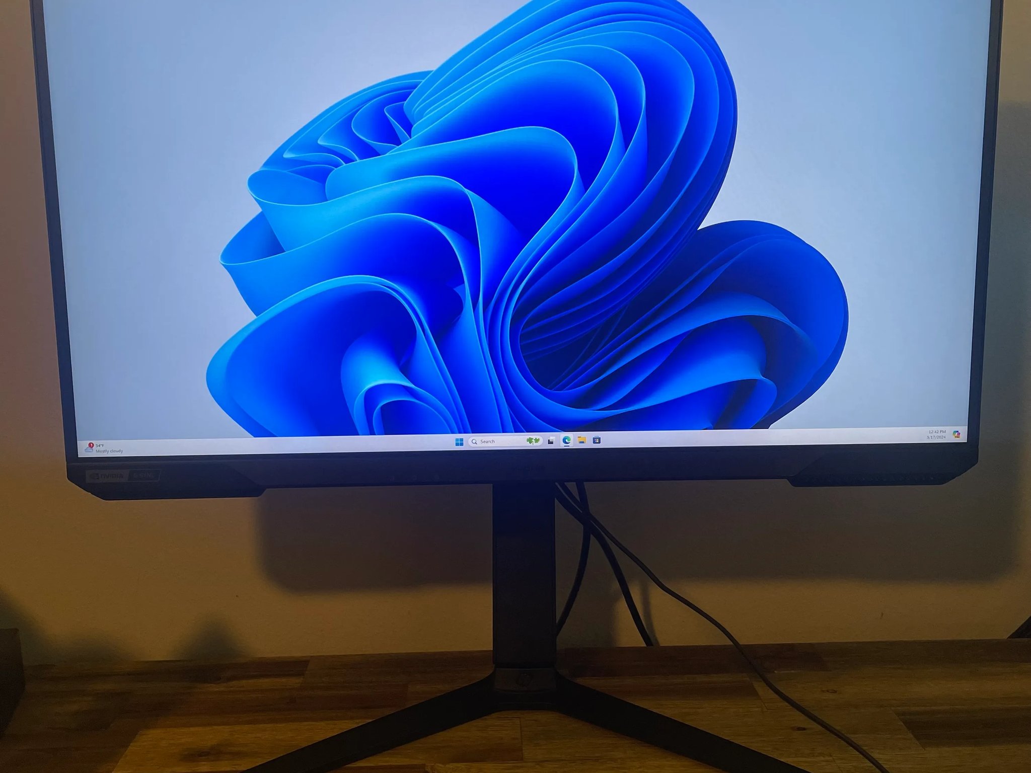 Samsung 27" Flat QHD 2k 165Hz HDR10 Gsync and Freesync IPS 1ms Gaming Monitor - S27AG500PN