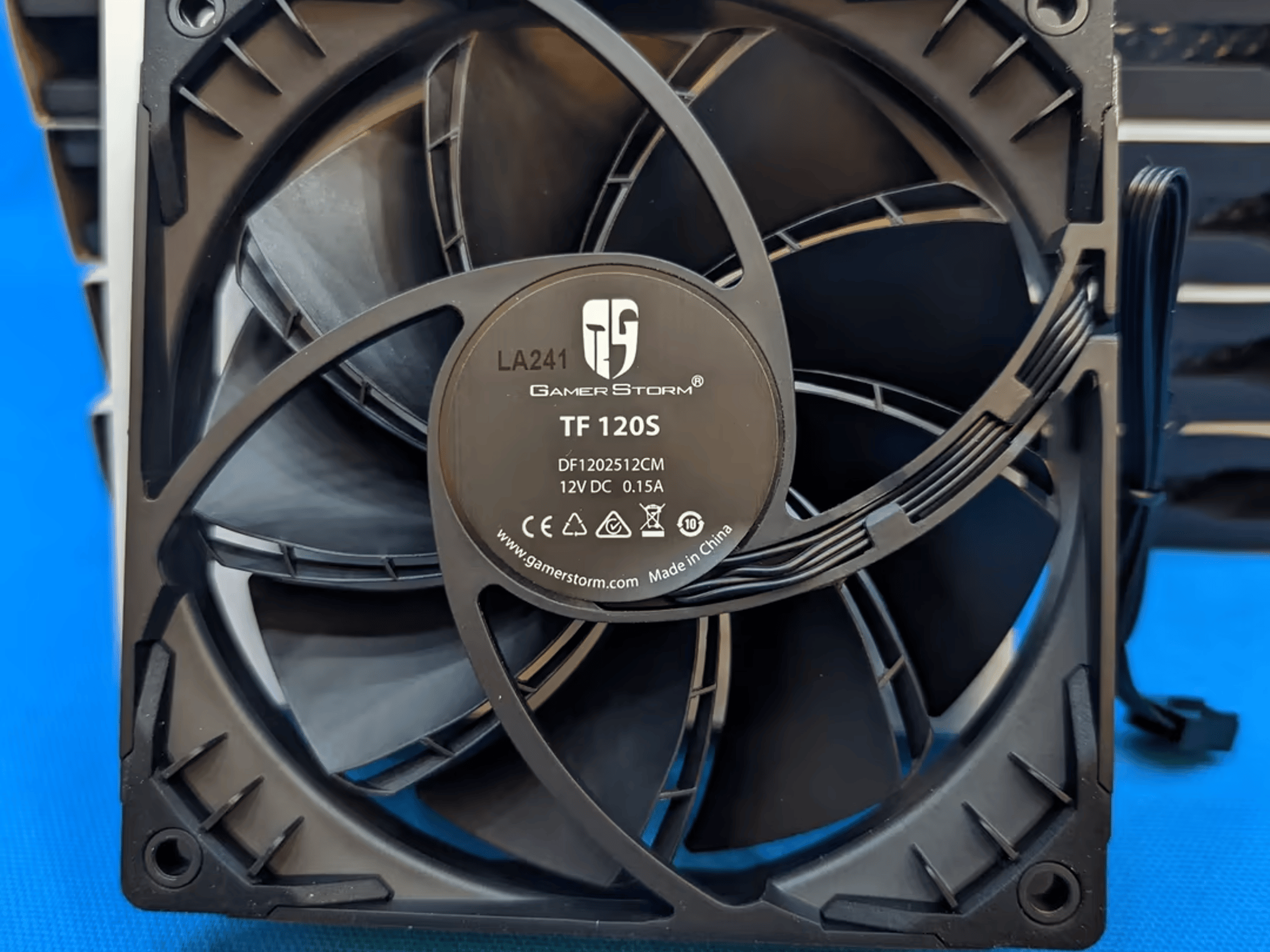 *Lot of 20x* Gamerstorm TF120S Fans 120mm DF1202512CM 12V DC 0.15A Black NON-RGB Case Fan
