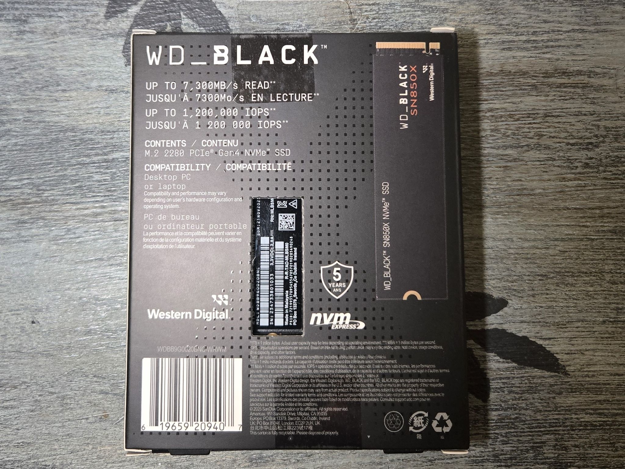 *New In Box* SN850X 2tb M.2 SSD