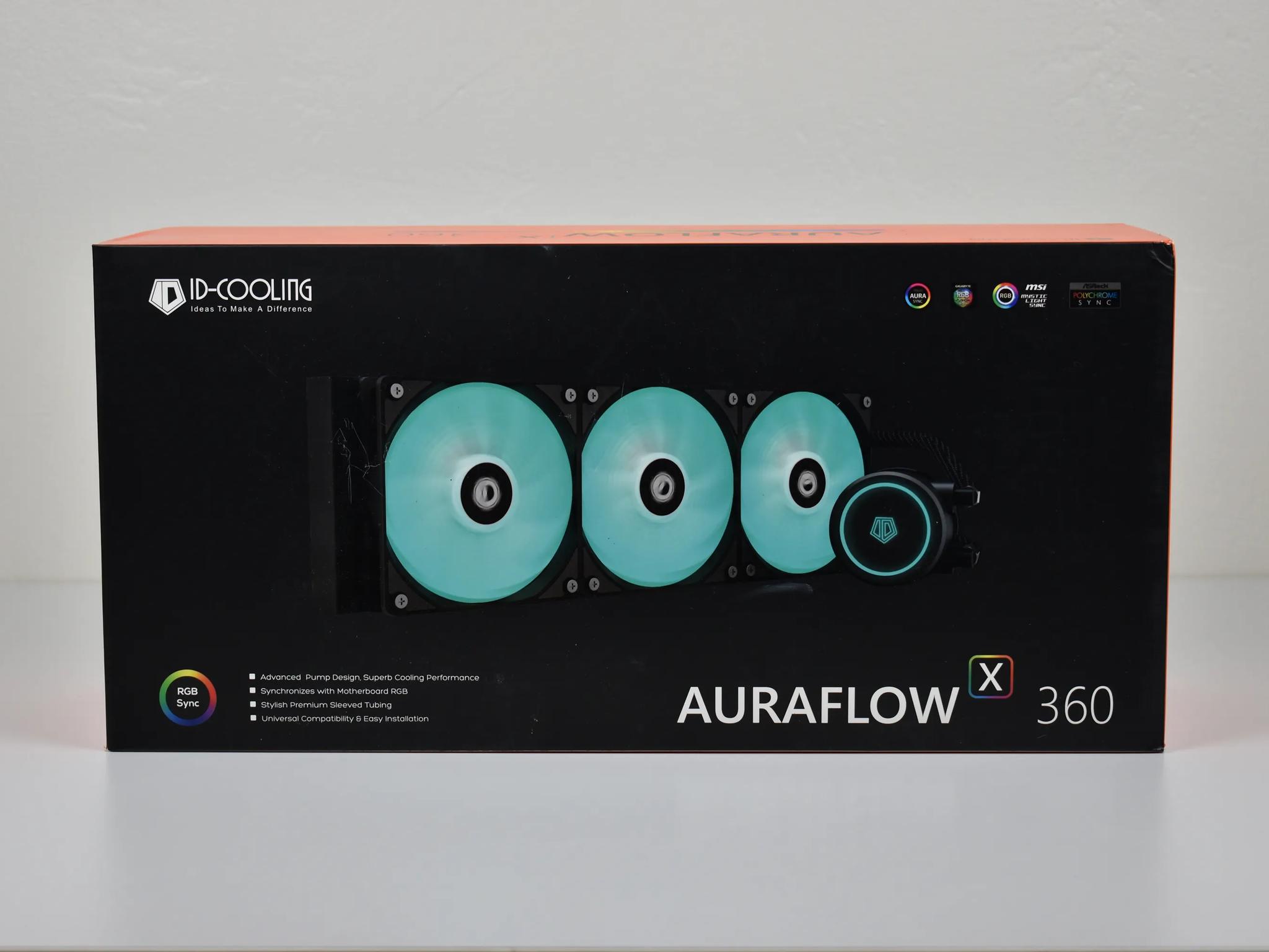 (New, BNIB) ID-COOLING AURAFLOW 360 CPU Water Cooler RGB AIO Cooler