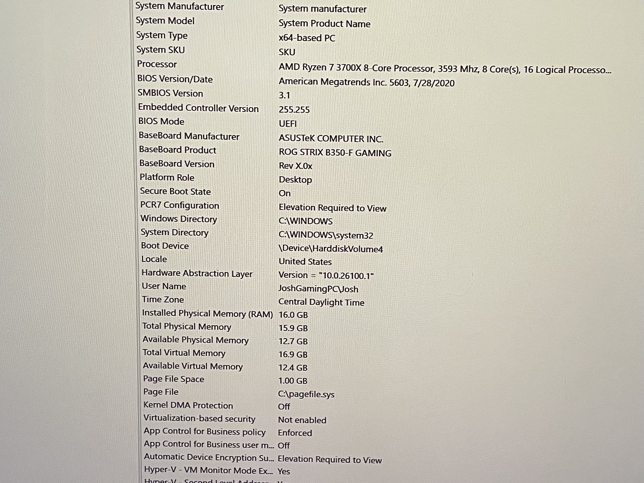 Gaming PC! RTX 3070, RYZEN 7 3700X, 16 GB RAM