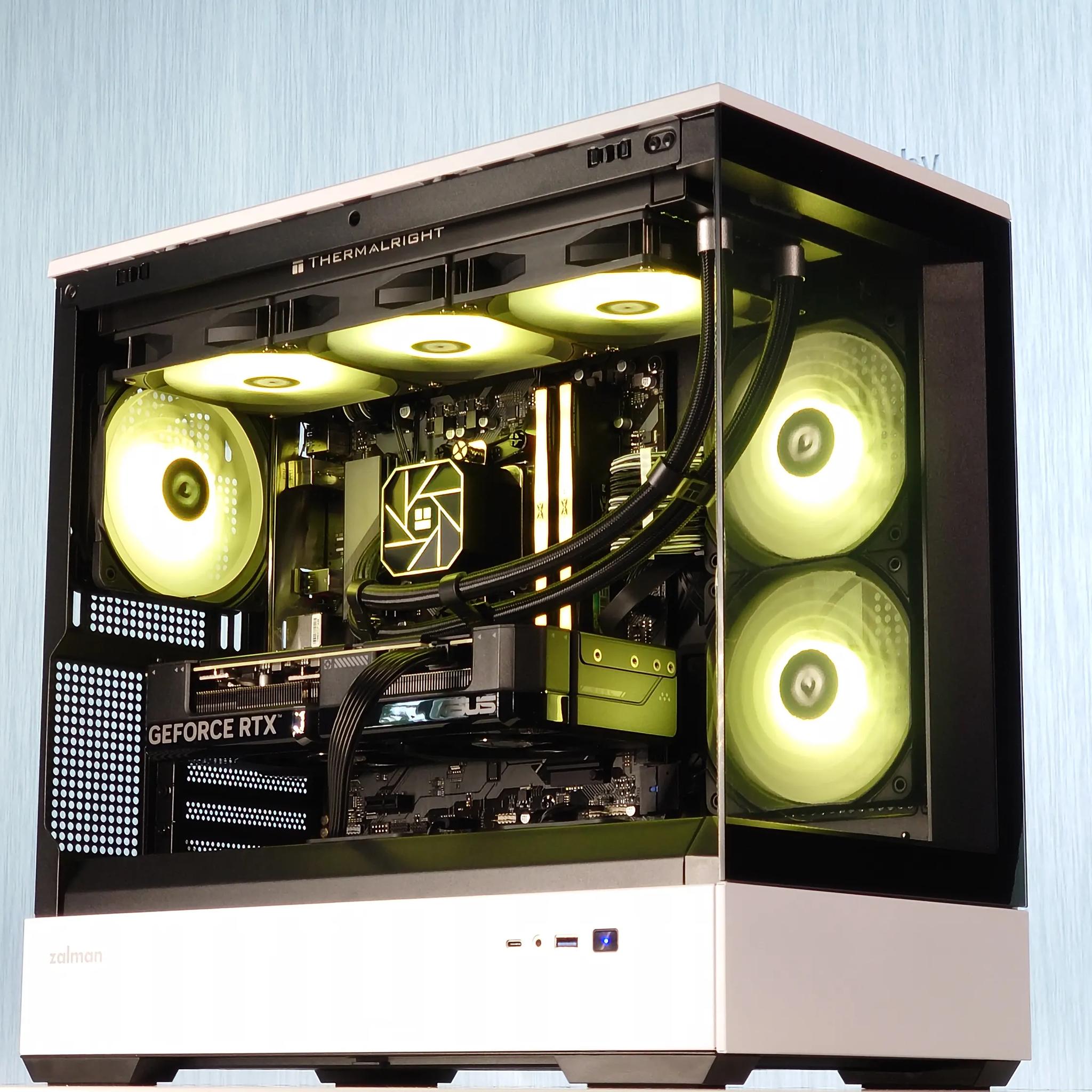🌚🌌1440P-4K Gaming PC🔘Nvidia RTX 4070 Super 12GB🔘AMD Ryzen 7 8700F🔘32GB DDR5🔘1TB SSD