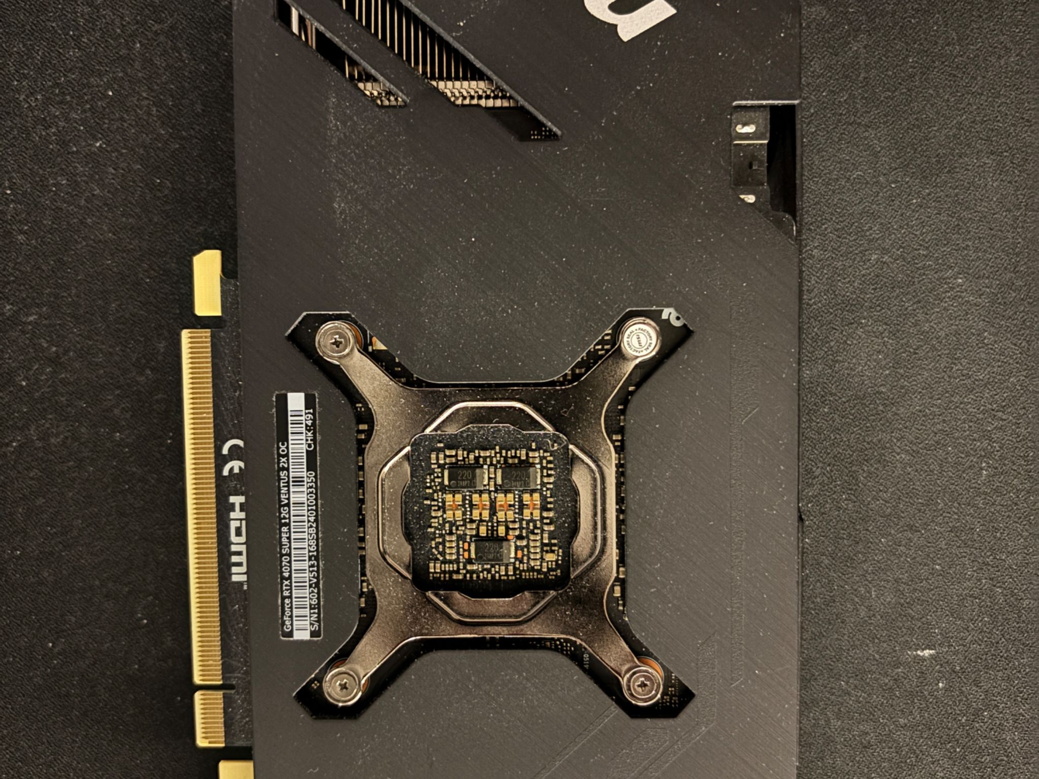 MSI GeForce RTX 4070 SUPER 12G VENTUS 2X OC