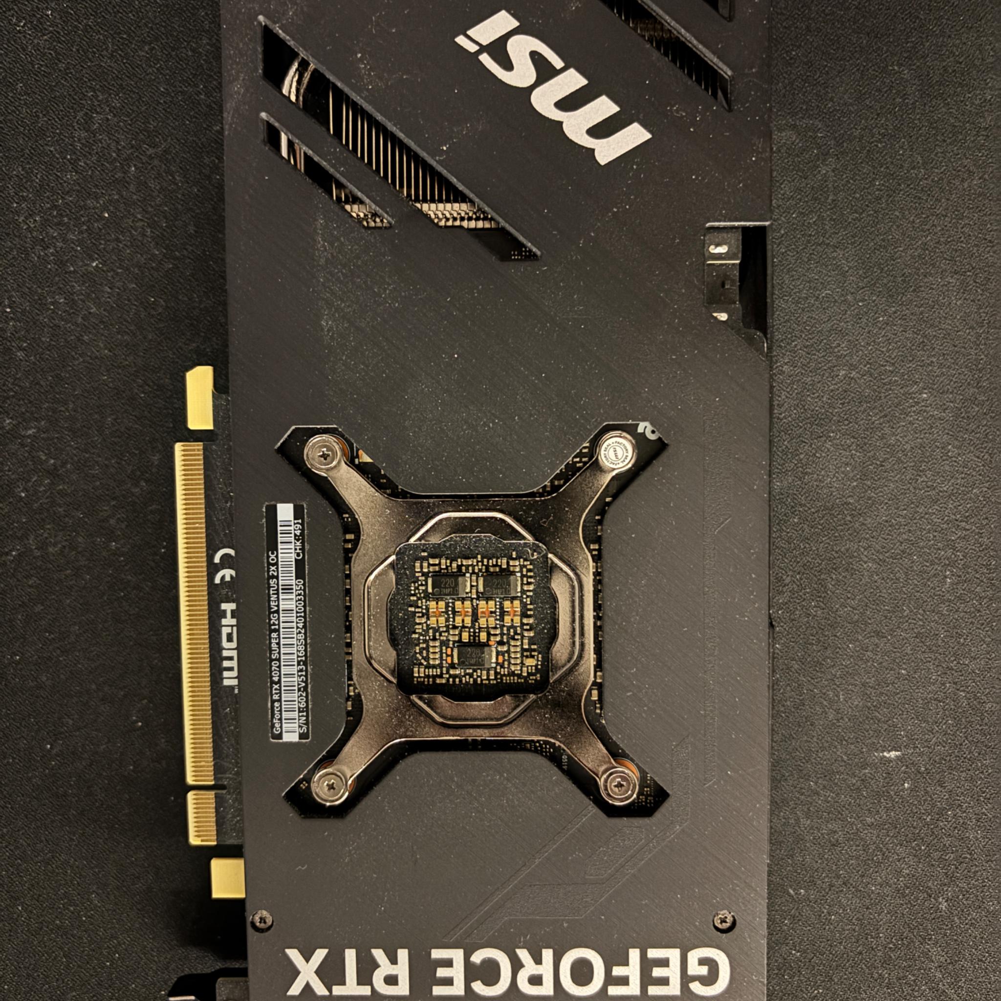 MSI GeForce RTX 4070 SUPER 12G VENTUS 2X OC