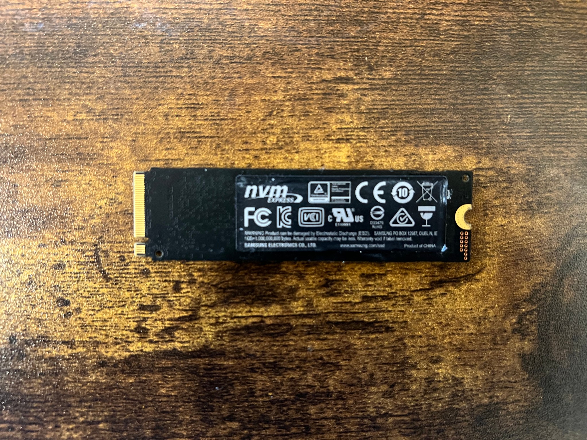Samsung 970 PRO 512GB M.2 NVMe SSD