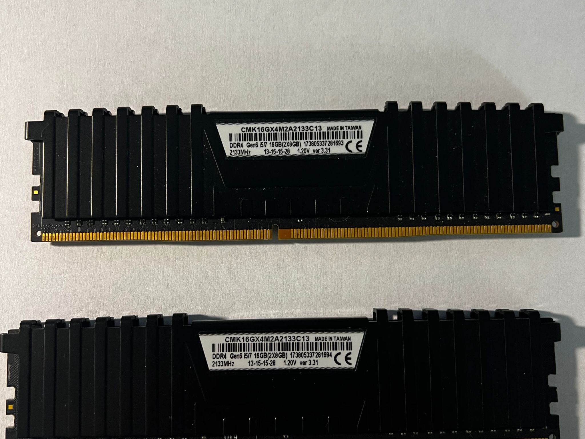 16Gb (2x8) DDR4
