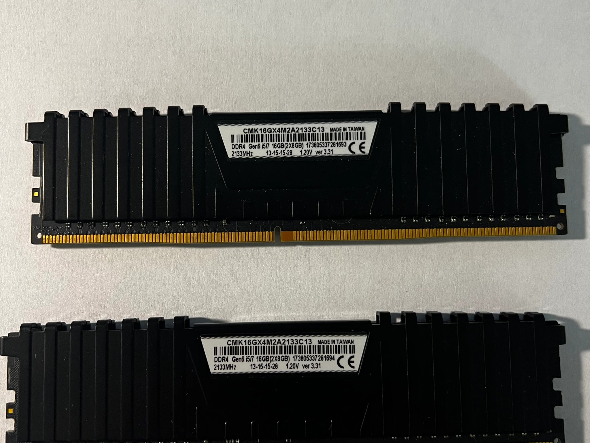 16Gb (2x8) DDR4