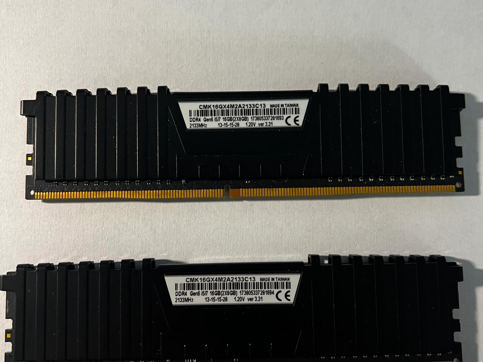 16Gb (2x8) DDR4