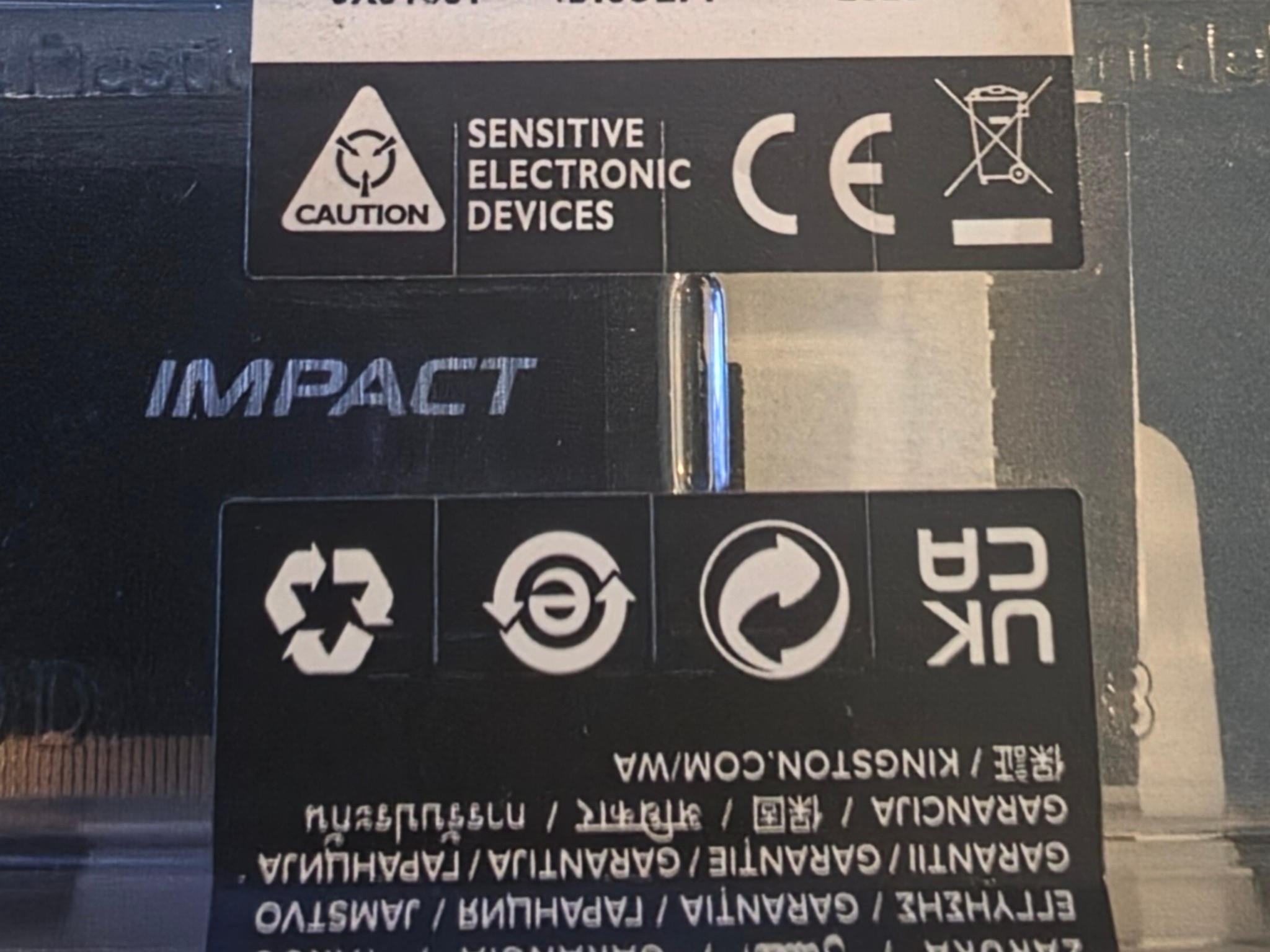 Brand new Kingston fury impact never used.