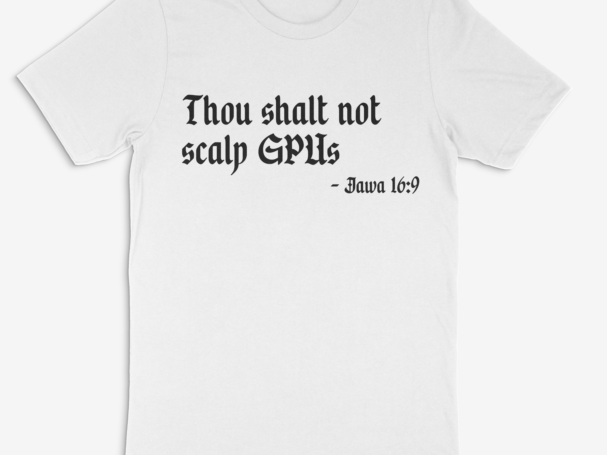 Medium - "No Scalpy" - Official Jawa Store T-Shirts