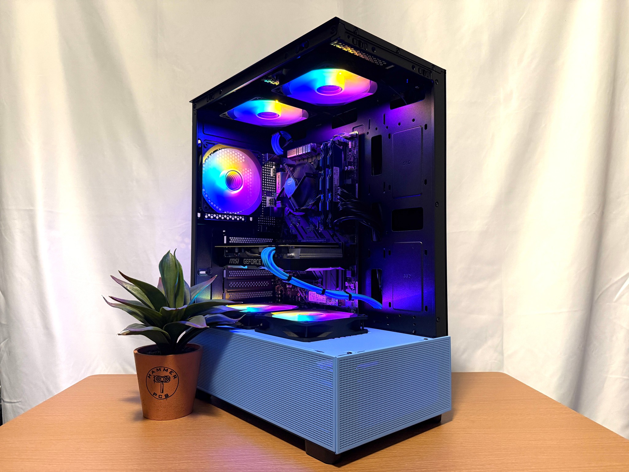 🫐RTX 2060 Super + Intel i5 BLUE Gaming PC🫐| Fortnite, Arc Raiders, Helldivers, GTA V, and More!