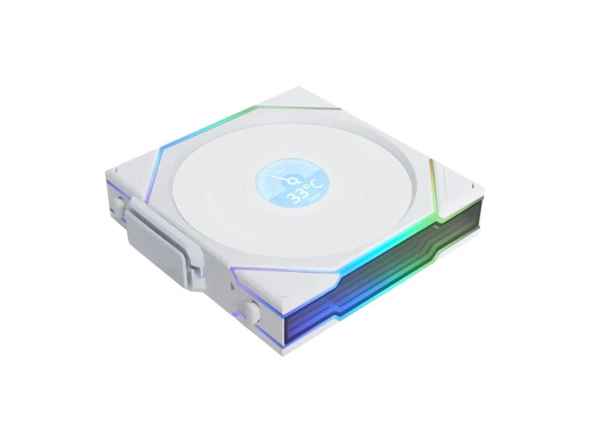 Lian Li UNI FAN TL Wireless LCD 120mm ARGB Case Fan White - New