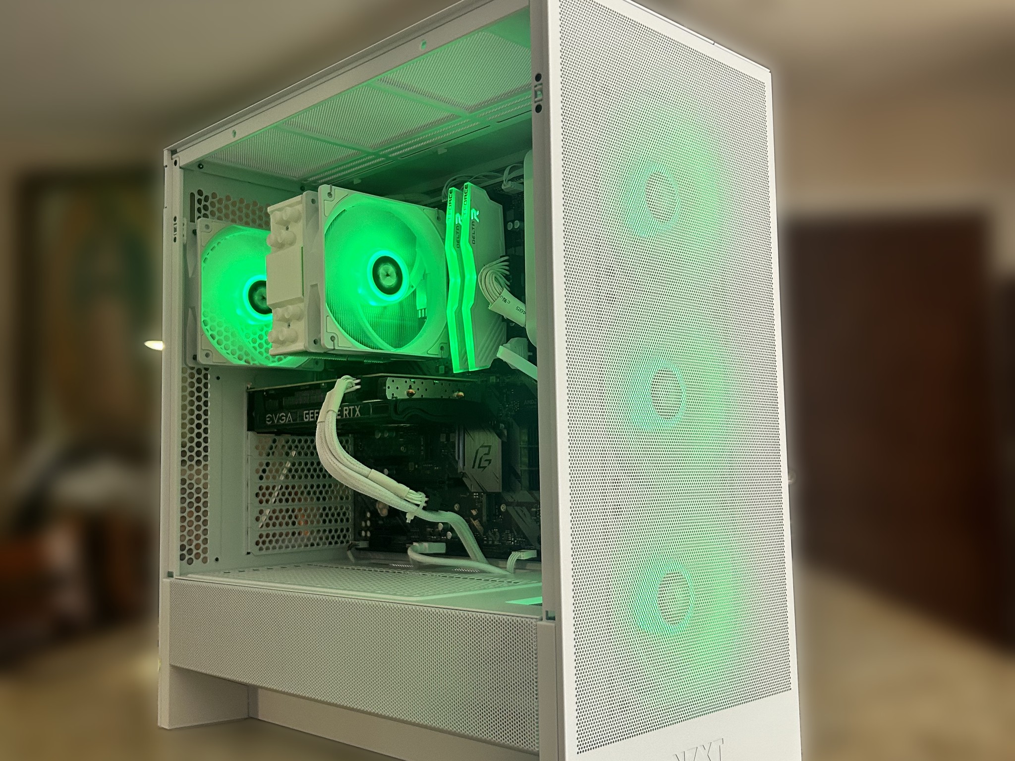 White Budget Gaming PC | RTX 3050 8GB | RYZEN 5 3600 | 16GB Ram | 1TB SSD | Win 11