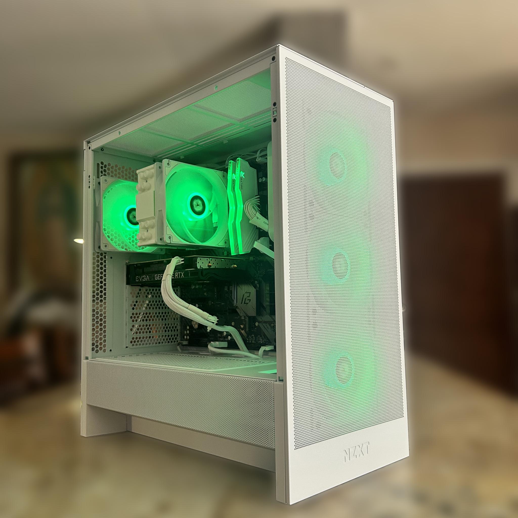 White Budget Gaming PC | RTX 3050 8GB | RYZEN 5 3600 | 16GB Ram | 1TB SSD | Win 11