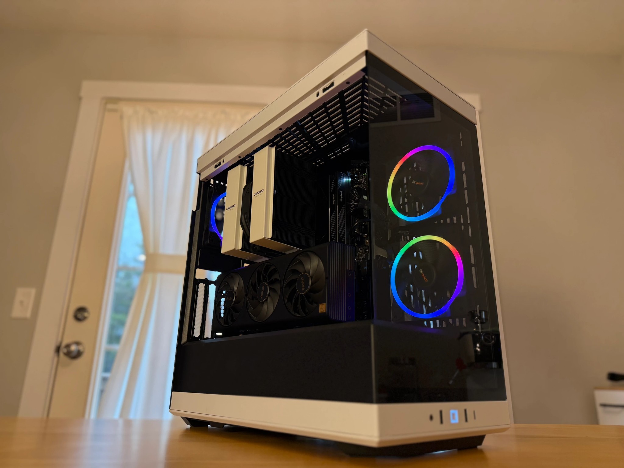 🫘🫨| RTX 4080, 7800x3d, 48gb DDR5, 2tb SSD, Proart GPU/Board, WiFi Equipped Silent Gaming PC