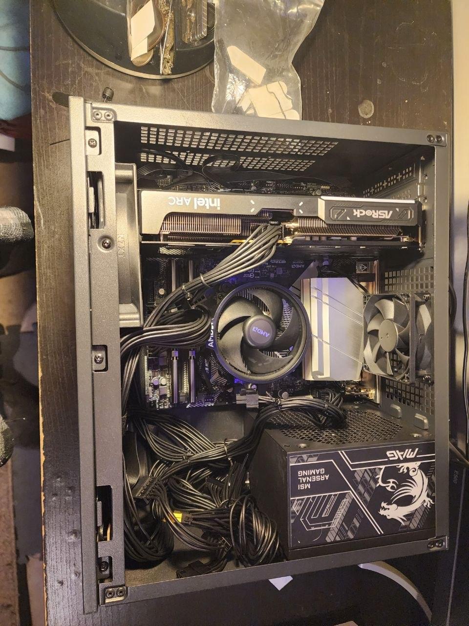 Arc B580 Custom Gaming PC - Ryzen 5 5500, 1 TB NVMe SSD