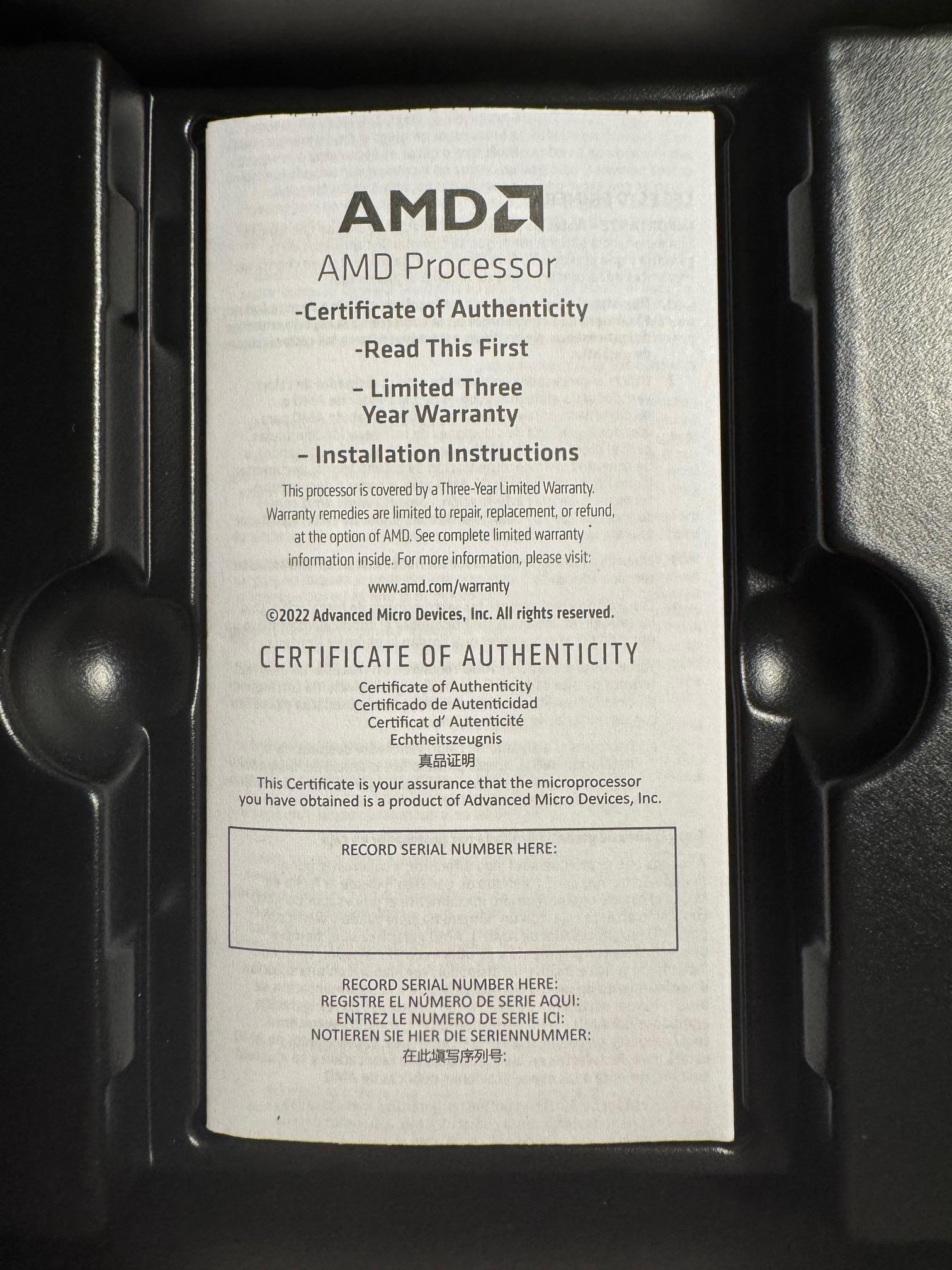 Ryzen 9 7950X3D, Used like New