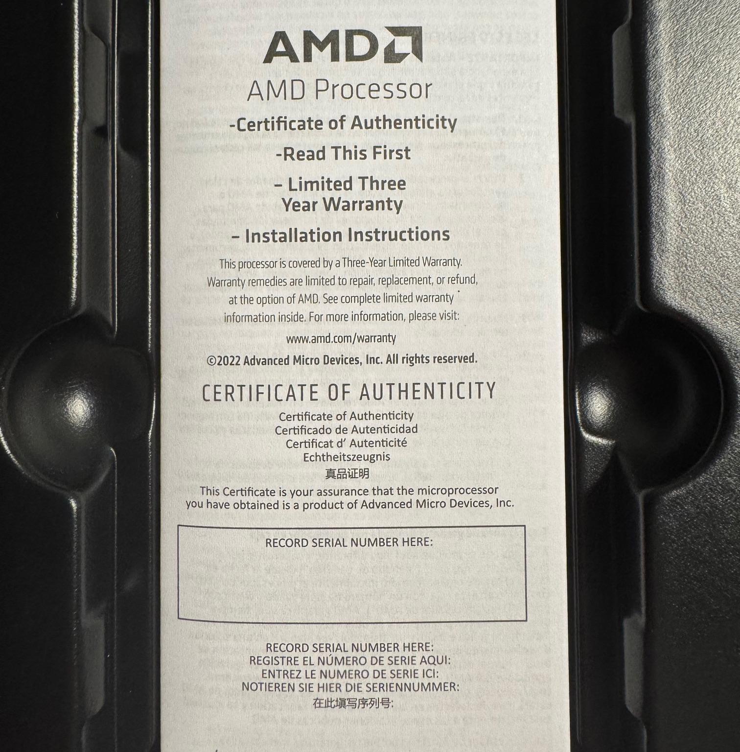 Ryzen 9 7950X3D, Used like New