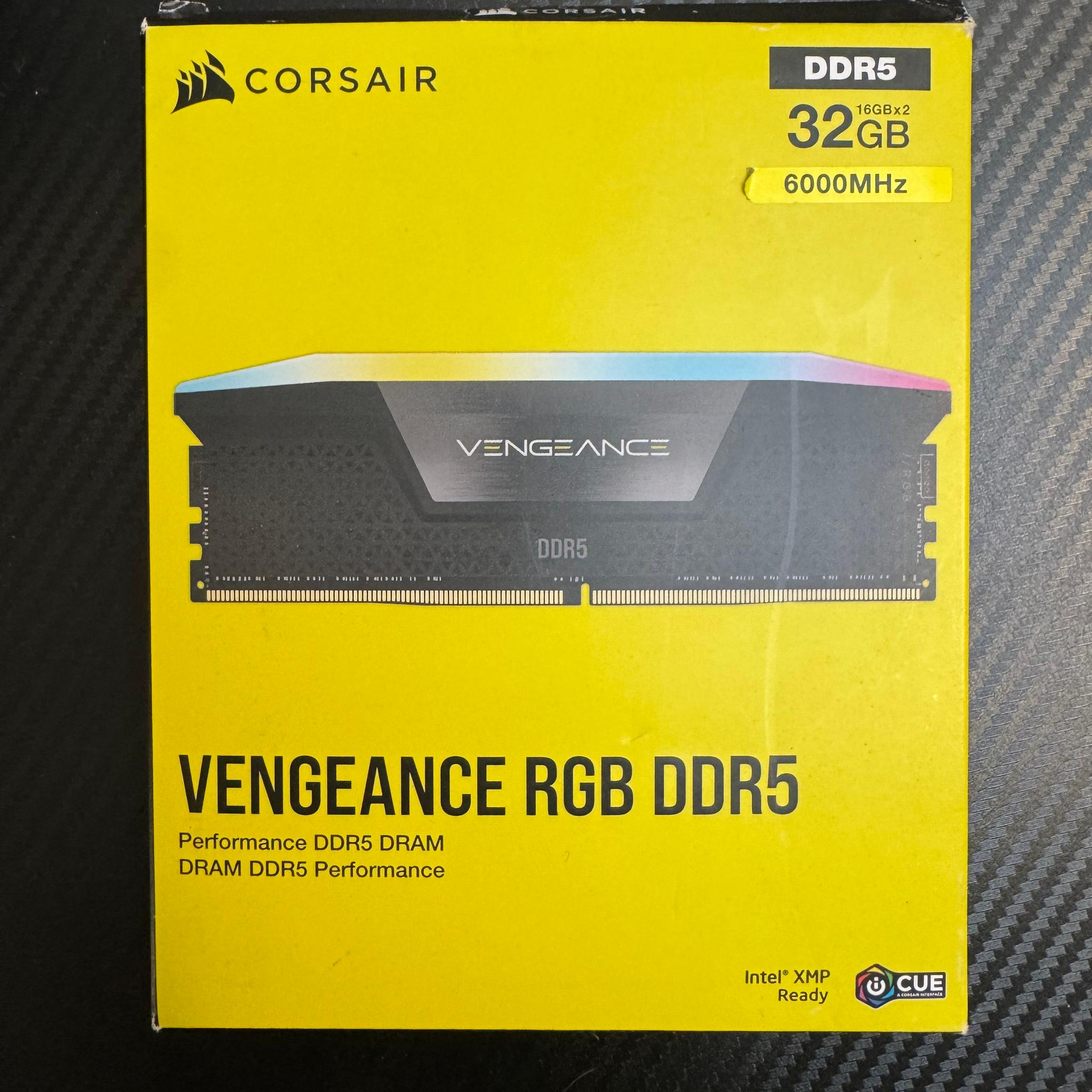 2x16GB Corsair Vengeance RGB DDR5