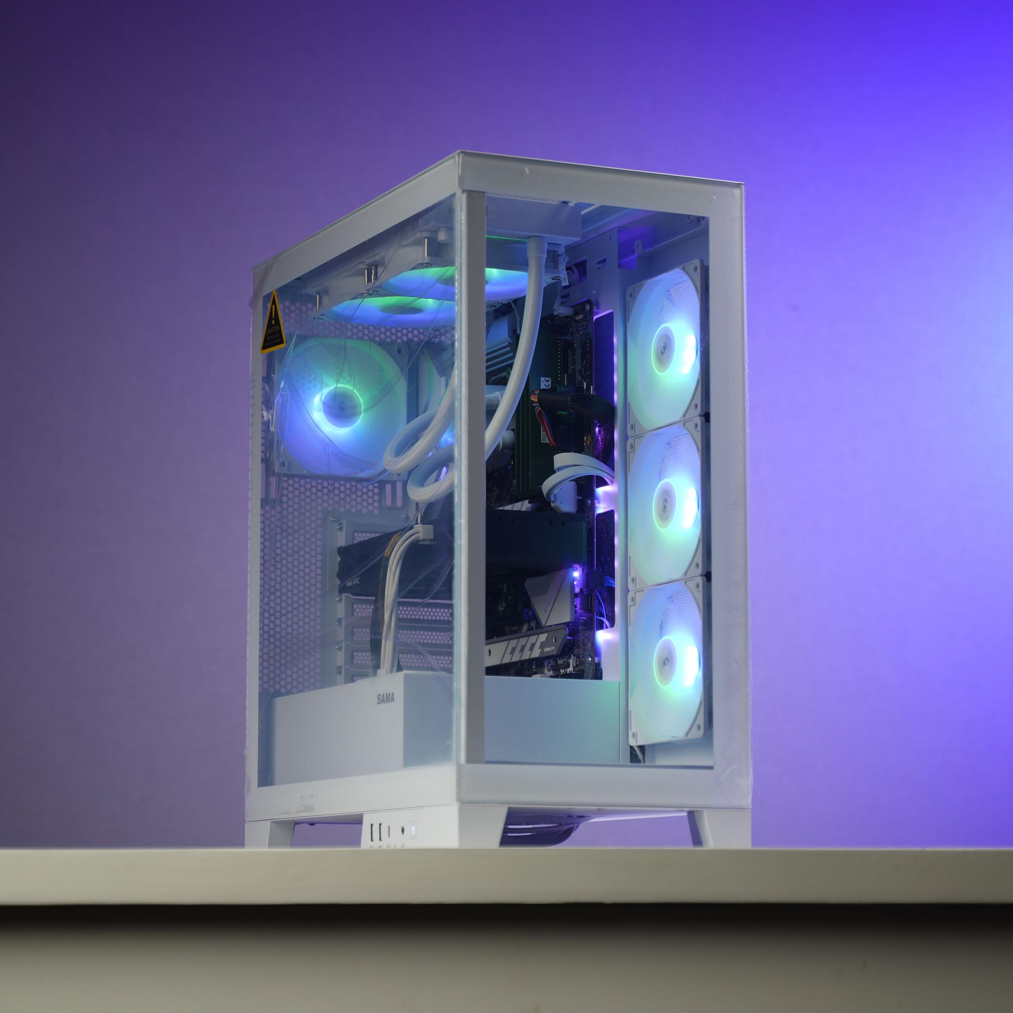 \ KF-00 / Intel Arc A770 Intel Core i5 11600Kf 32GB 1.3TB Windows 11 Gaming PC Powerhouse