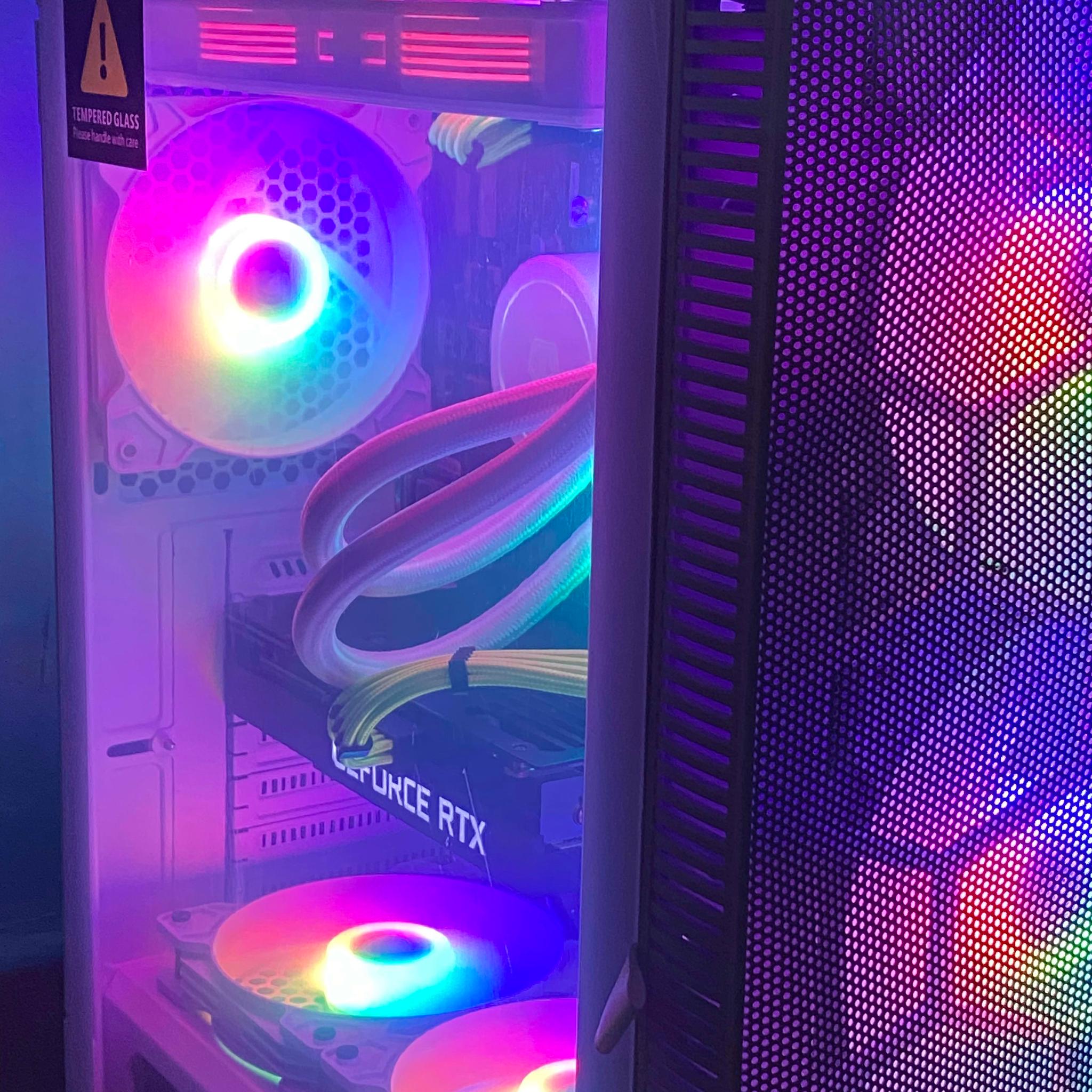 (Liquid Cooled) Ryzen 7-RTX 3060ti-256gb Nvme SSD-2TB HDD-16GB 