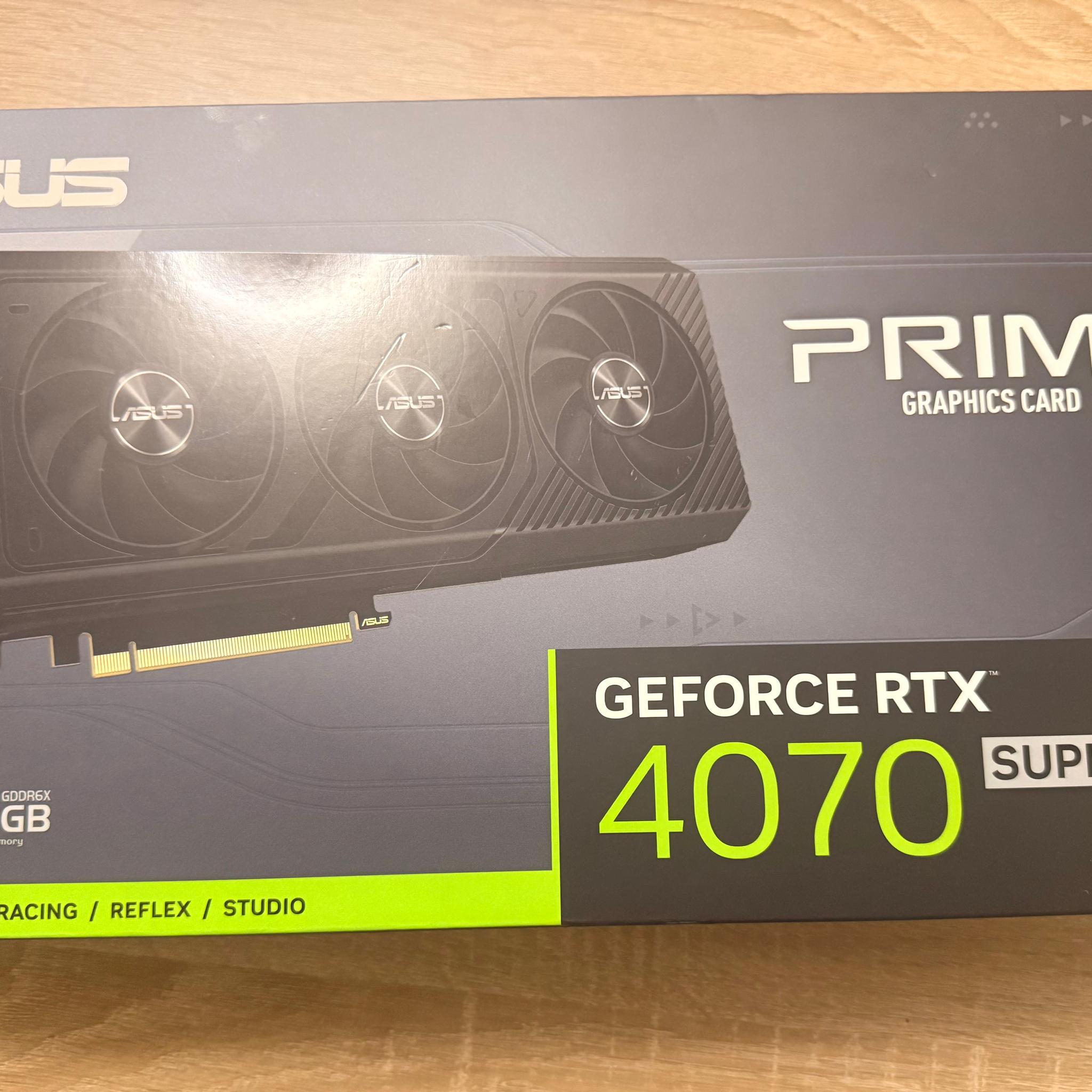 ASUS PRIME nVIDIA GeForce RTX 4070 Super OC edition 12GB GDDR6X