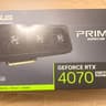 ASUS PRIME nVIDIA GeForce RTX 4070 Super OC edition 12GB GDDR6X