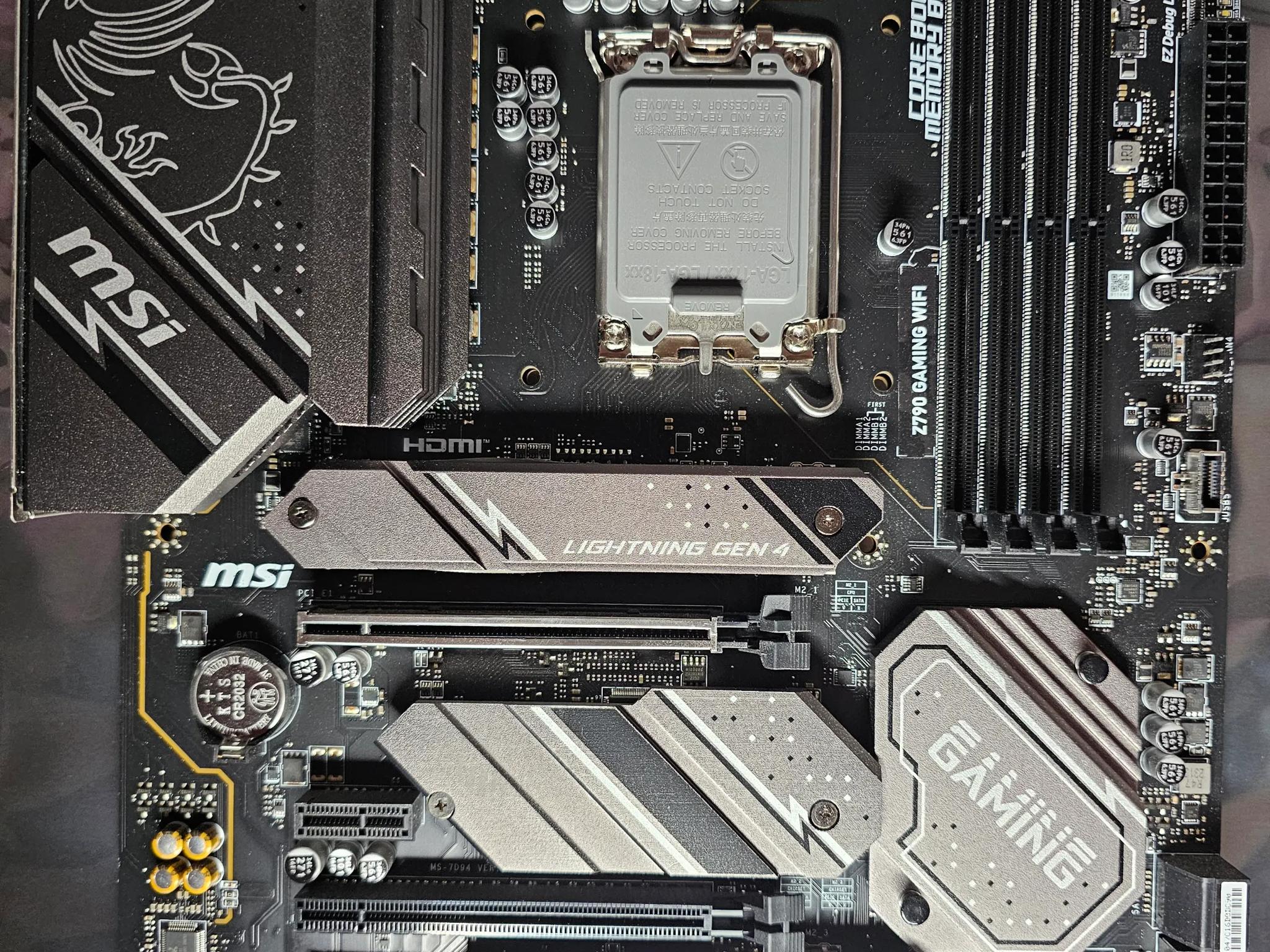 MSI Z790 Gaming WiFi ATX Motherboard (LGA1700, DDR5, Wi-Fi 6E, PCIe 5.0, USB-C)
