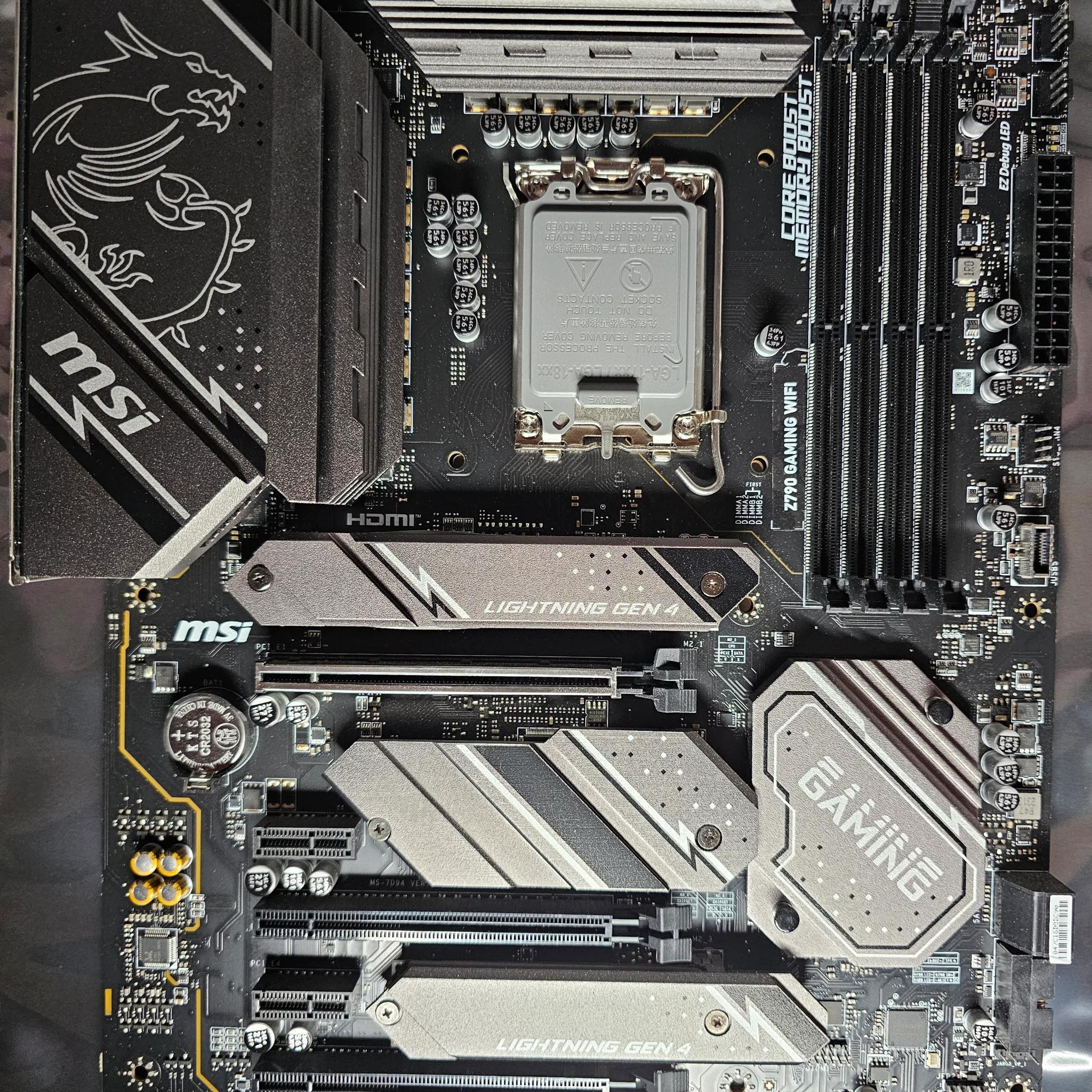 MSI Z790 Gaming WiFi ATX Motherboard (LGA1700, DDR5, Wi-Fi 6E, PCIe 5.0, USB-C)