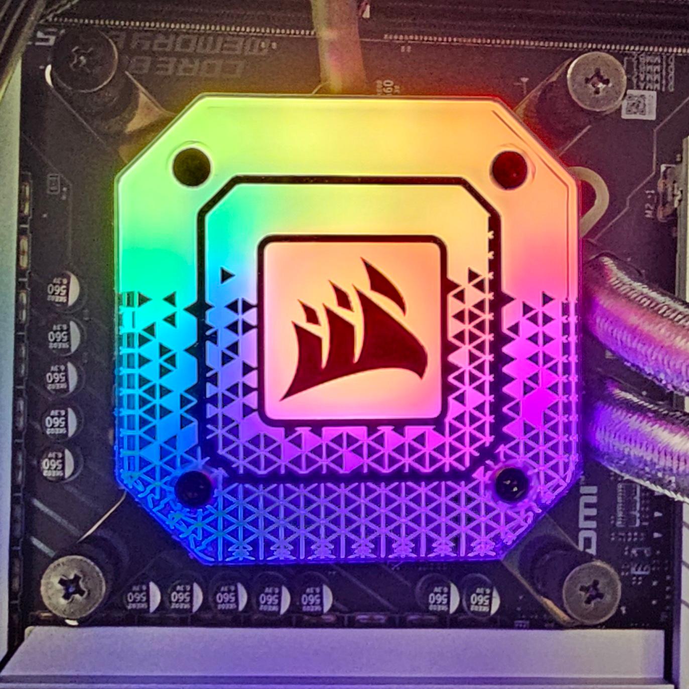360mm Corsair AIO RGB CPU Liquid Cooler for Intel LGA1700