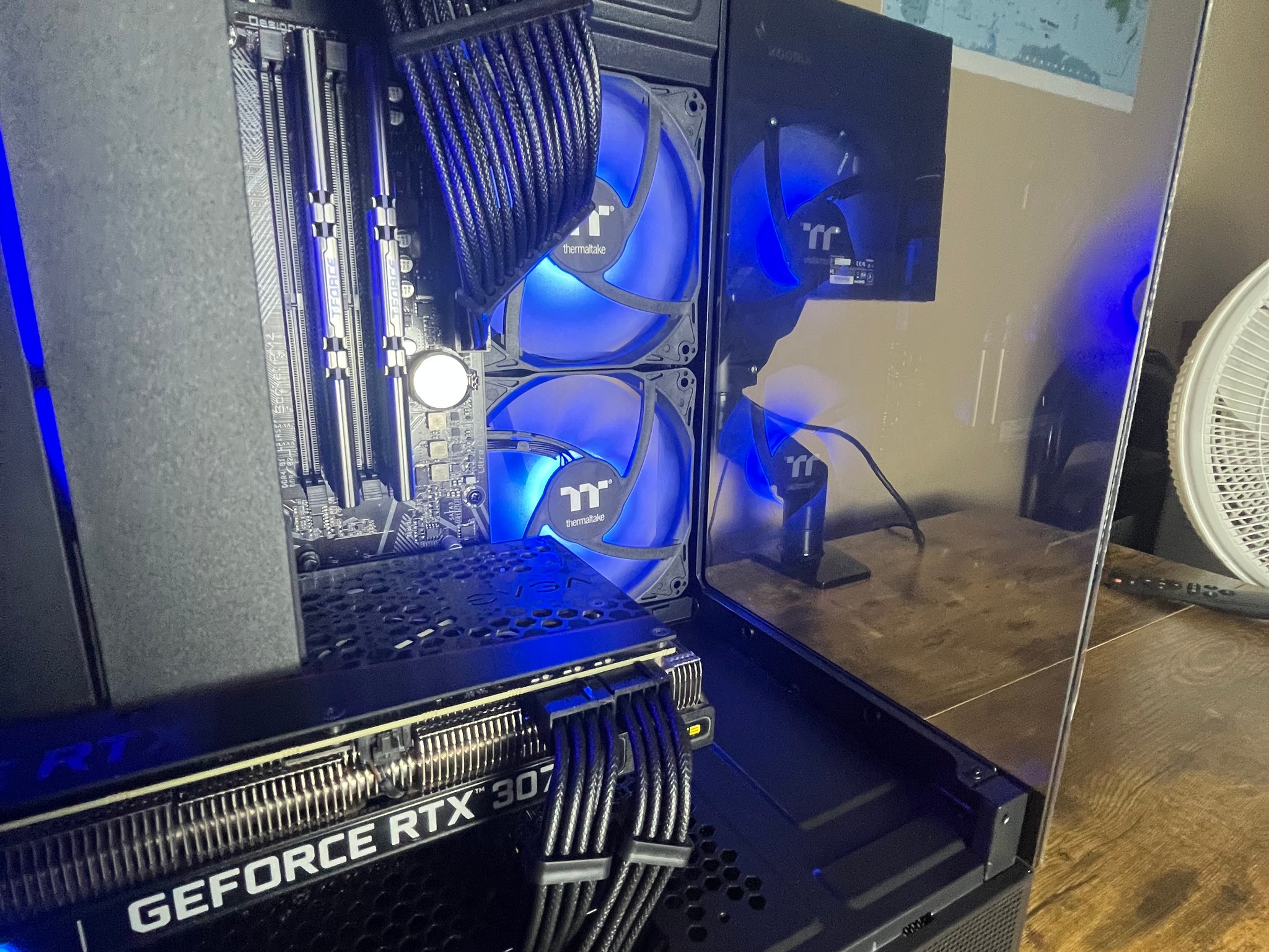 ⛈️💙Roaring Thunder Gaming PC 💙⛈️ RTX 3070 ⛈️💙 Ryzen 5 5600X 💙⛈️ 16GB DDR4 ⛈️💙 1TB NVME SSD 💙⛈️