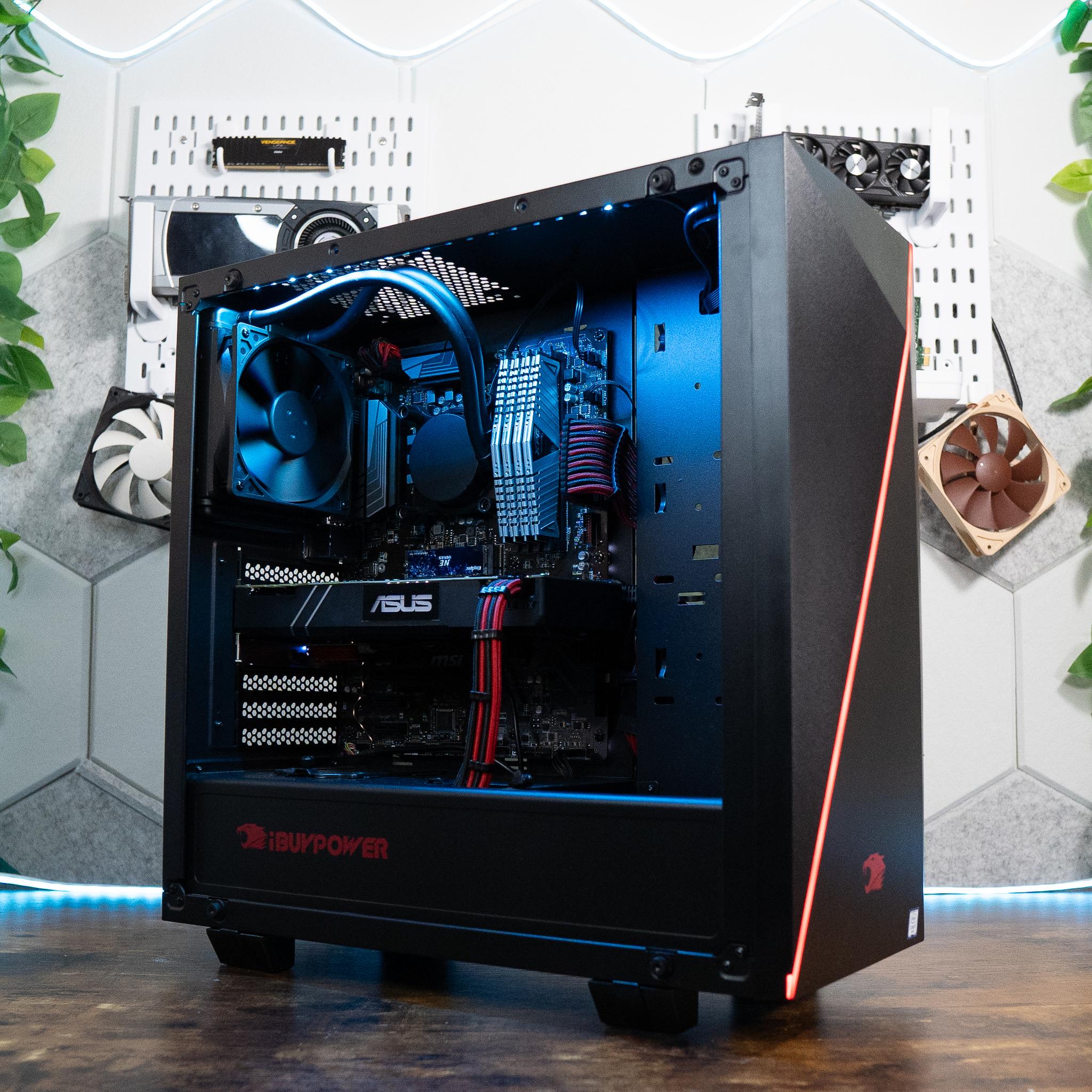 🩸🩸 | ASUS GTX 1070Ti 8GB | INTEL i7 8700K | 32GB RAM | 2TB | iBuyPower - Ruby Rocket