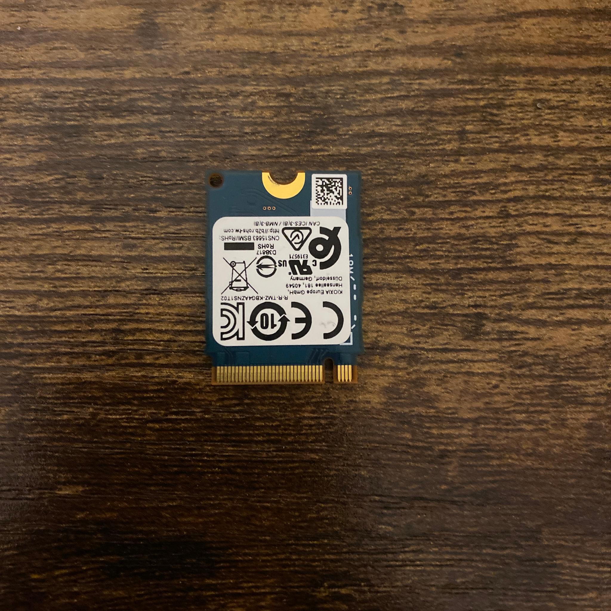256gb NVME SSD