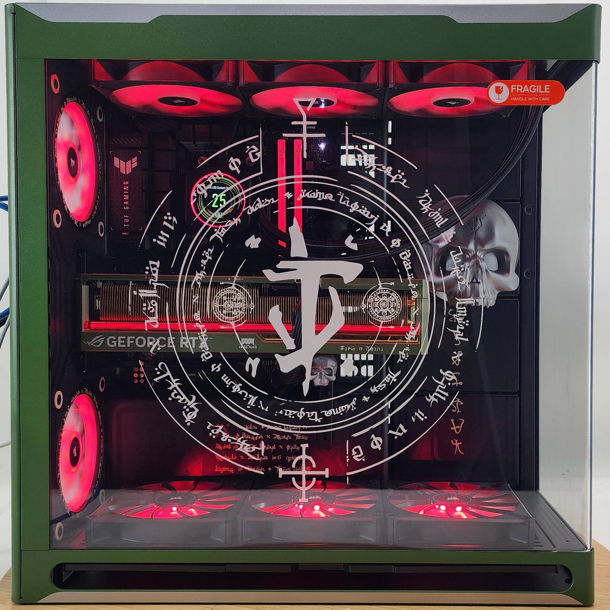 Gaming PC Ryzen 7 9800X3D 32GB RAM 2TB SSD RTX 5080 16GB Windows 11 DOOM PC