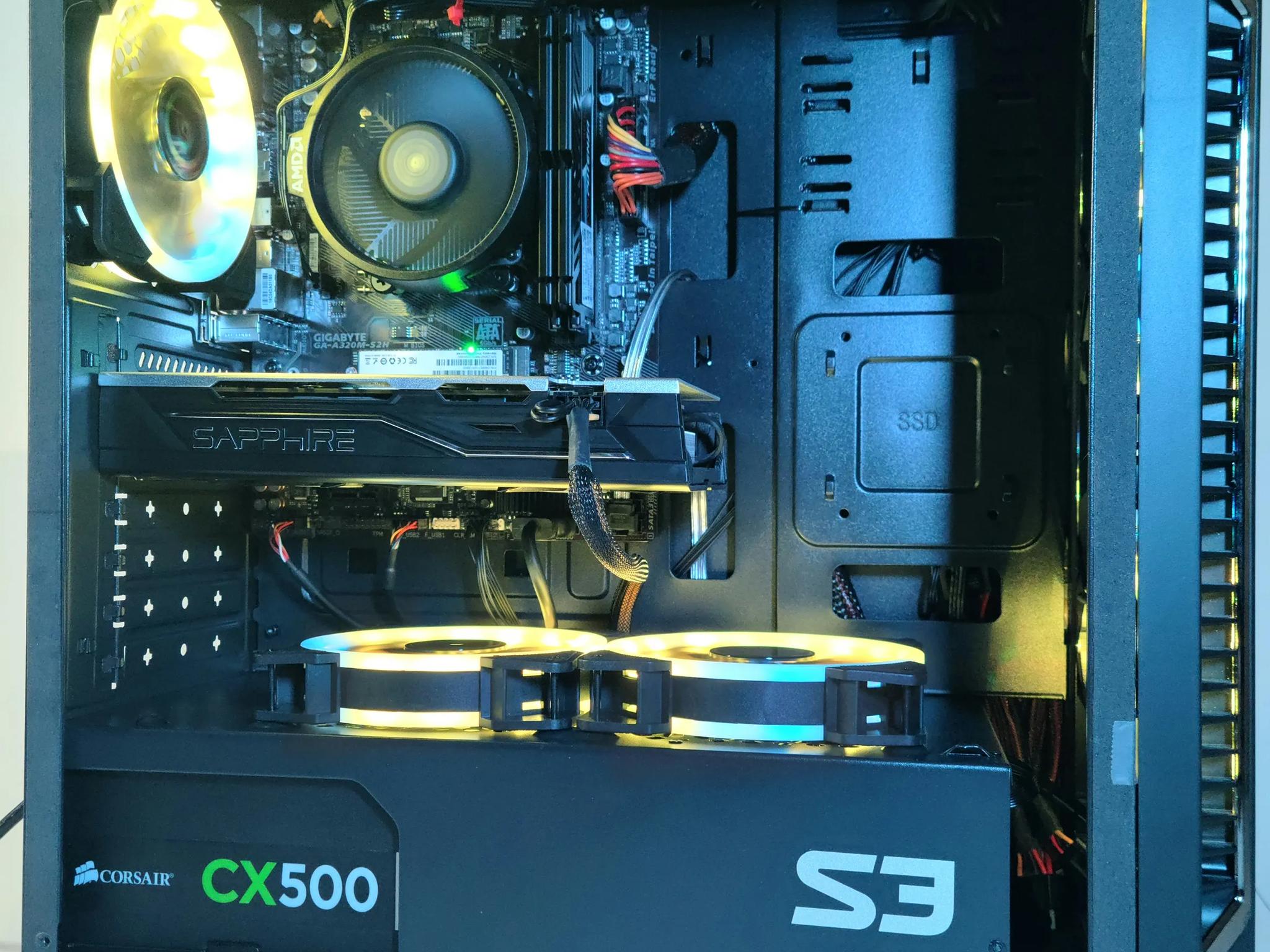 Z90 Gaming PC Radeon Custom Windows 11 1000GB AMD Desktop RGB controlled!