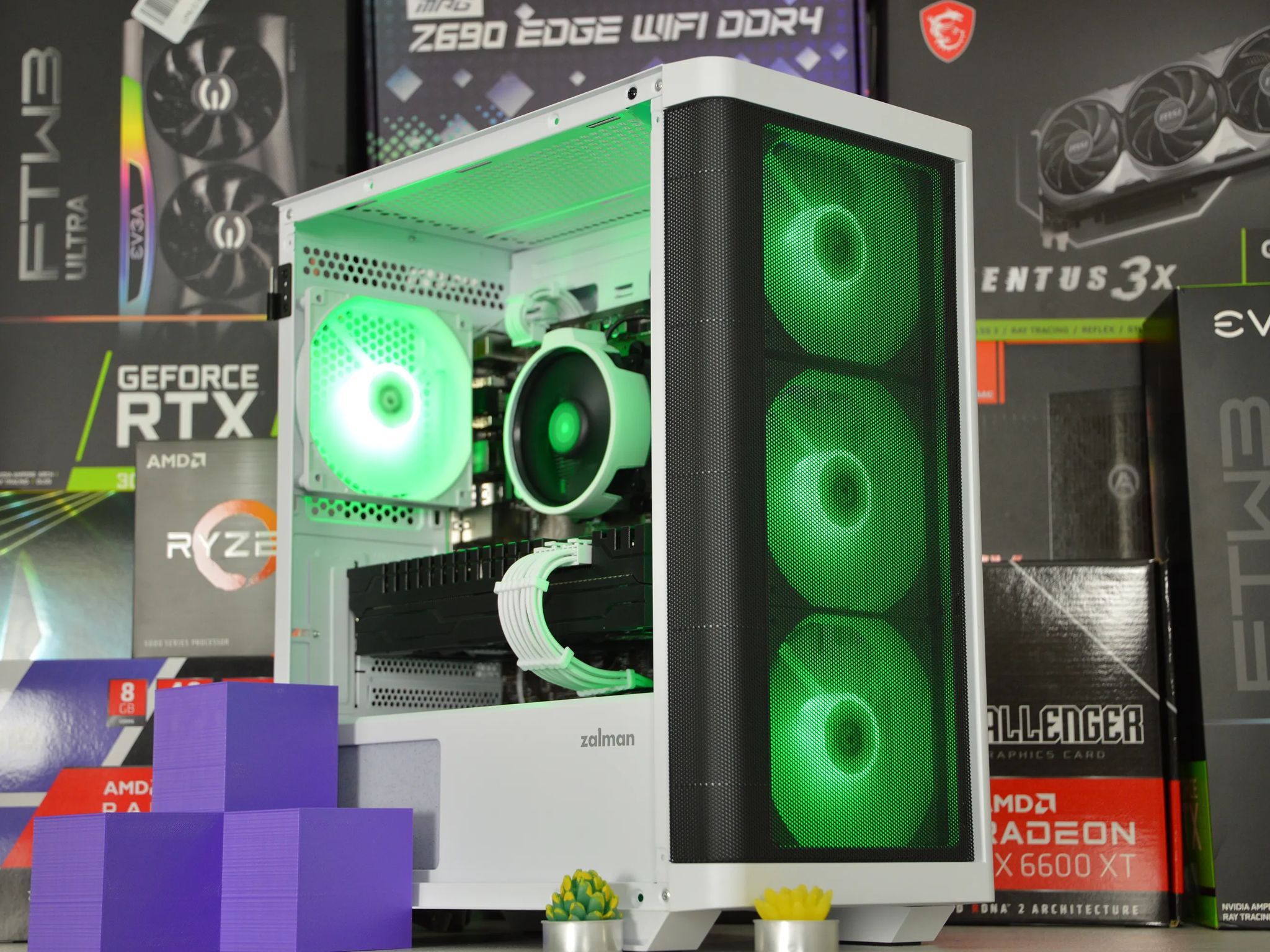 ☯️☯️| RX 5700XT 8GB | RYZEN 5 3600 | 16GB DDR4 RAM | 1TB NVME SSD | VaporWave 2.0 |