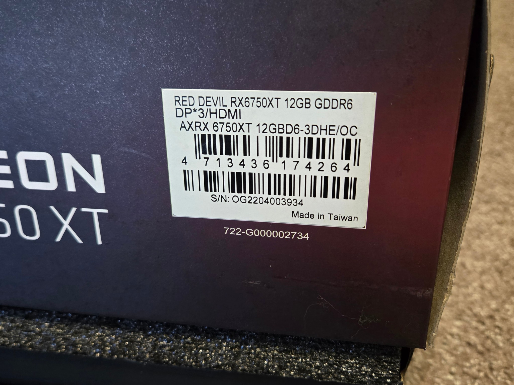 PowerColor Red Devil Radeon RX 6750 XT