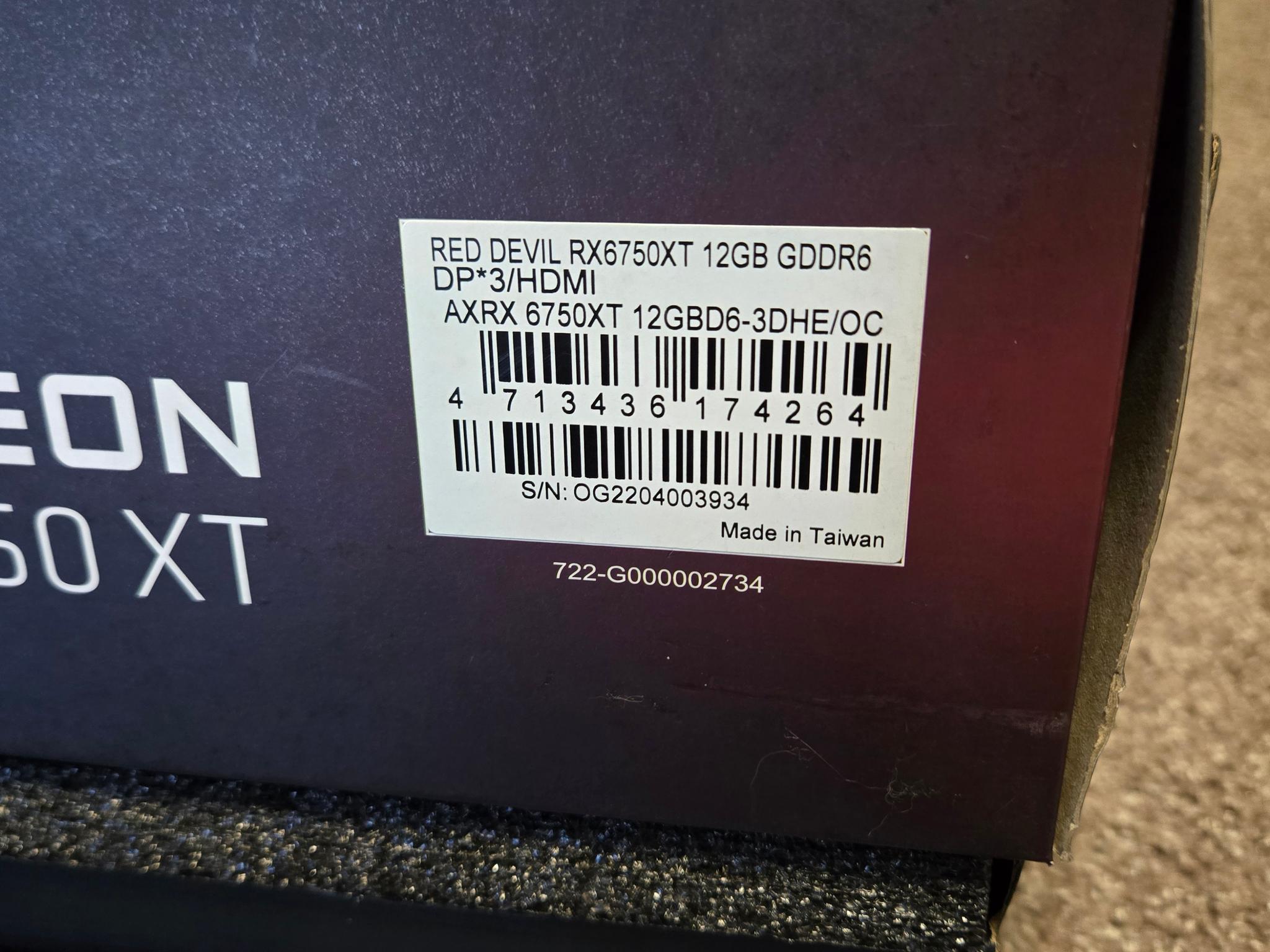 PowerColor Red Devil Radeon RX 6750 XT