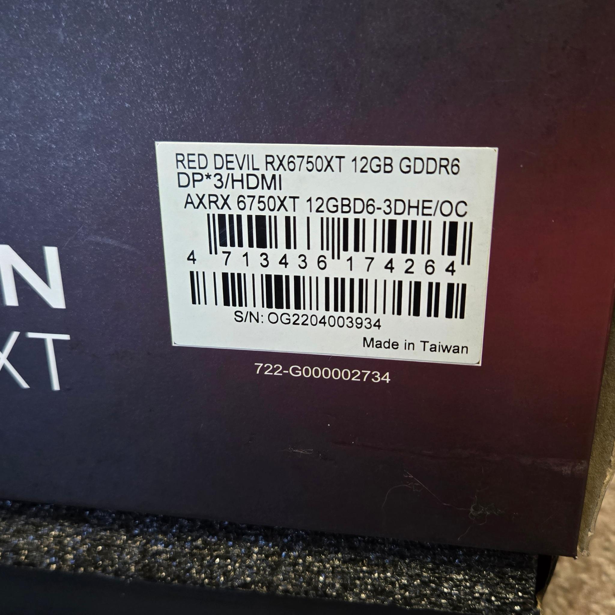 PowerColor Red Devil Radeon RX 6750 XT