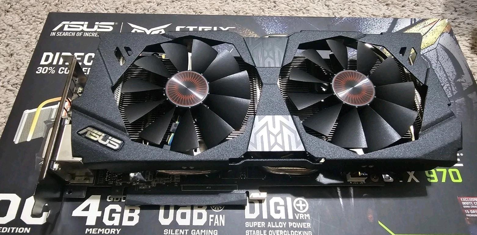 ASUS STRIX GTX 970 OC 4GB GDDR5 Video Card (STRIXGTX970DC2OC4GD5)