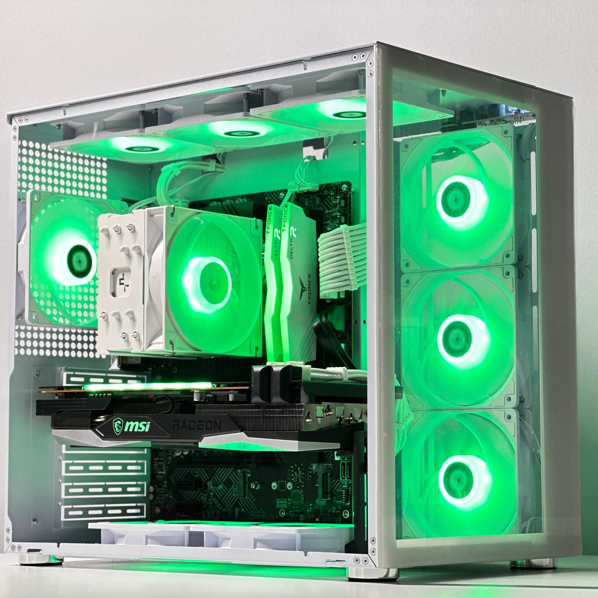 1440p-4K👑 Gaming PC🚀AMD RX 6800 16GB GDRR6⚡Intel 12600K 10-Core⚡32GB DDR4⚡1TB NVME
