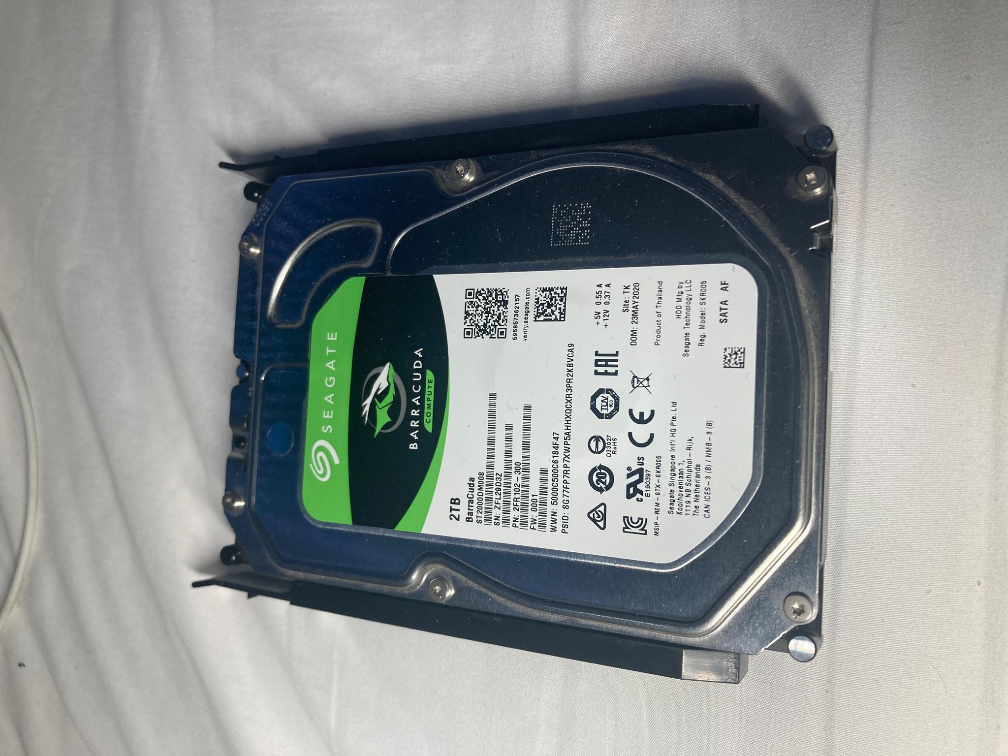 BROKEN 2tb seagate HDD