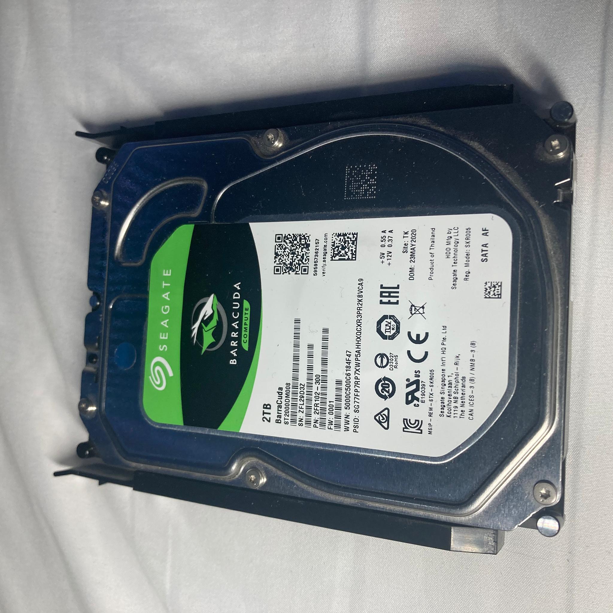BROKEN 2tb seagate HDD